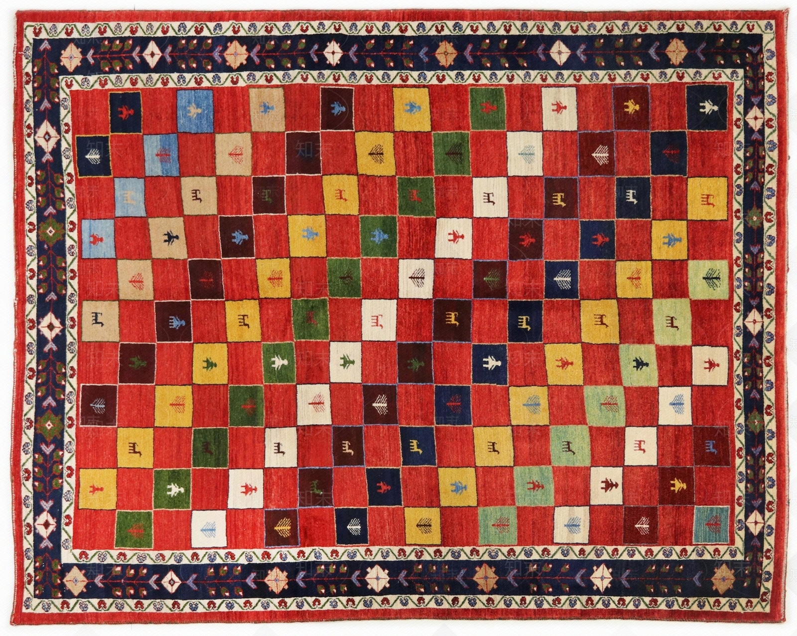 现代欧式格子地毯贴图下载【ID:1191080298】