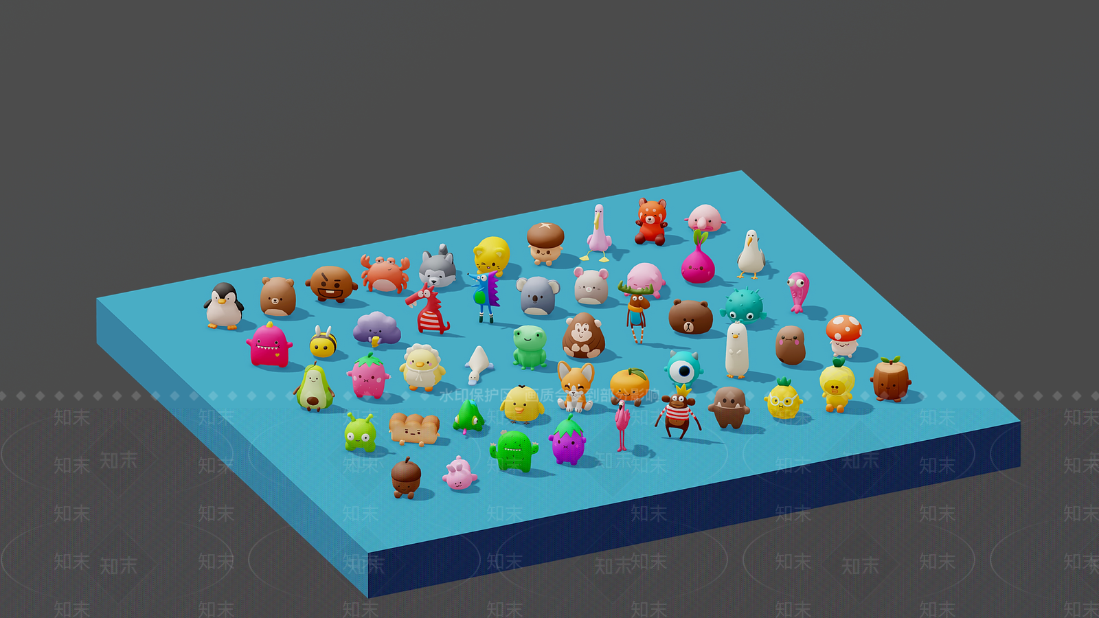 其他动物3D模型下载【ID:1191085590】