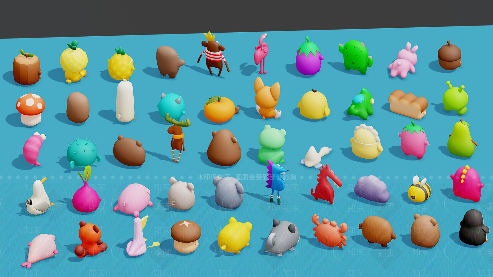 其他动物3D模型下载【ID:1191085590】