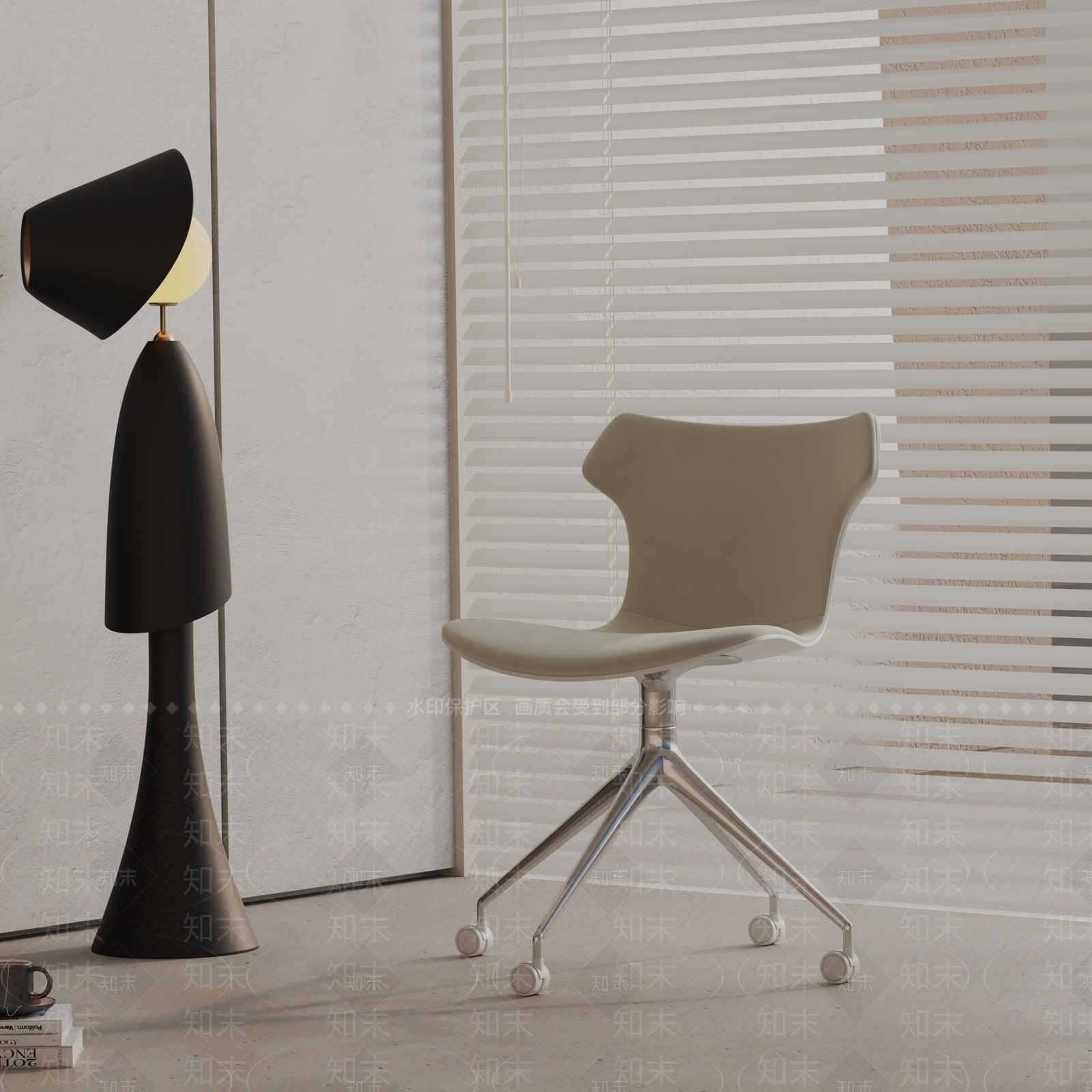 现代办公椅3D模型下载【ID:1191085768】