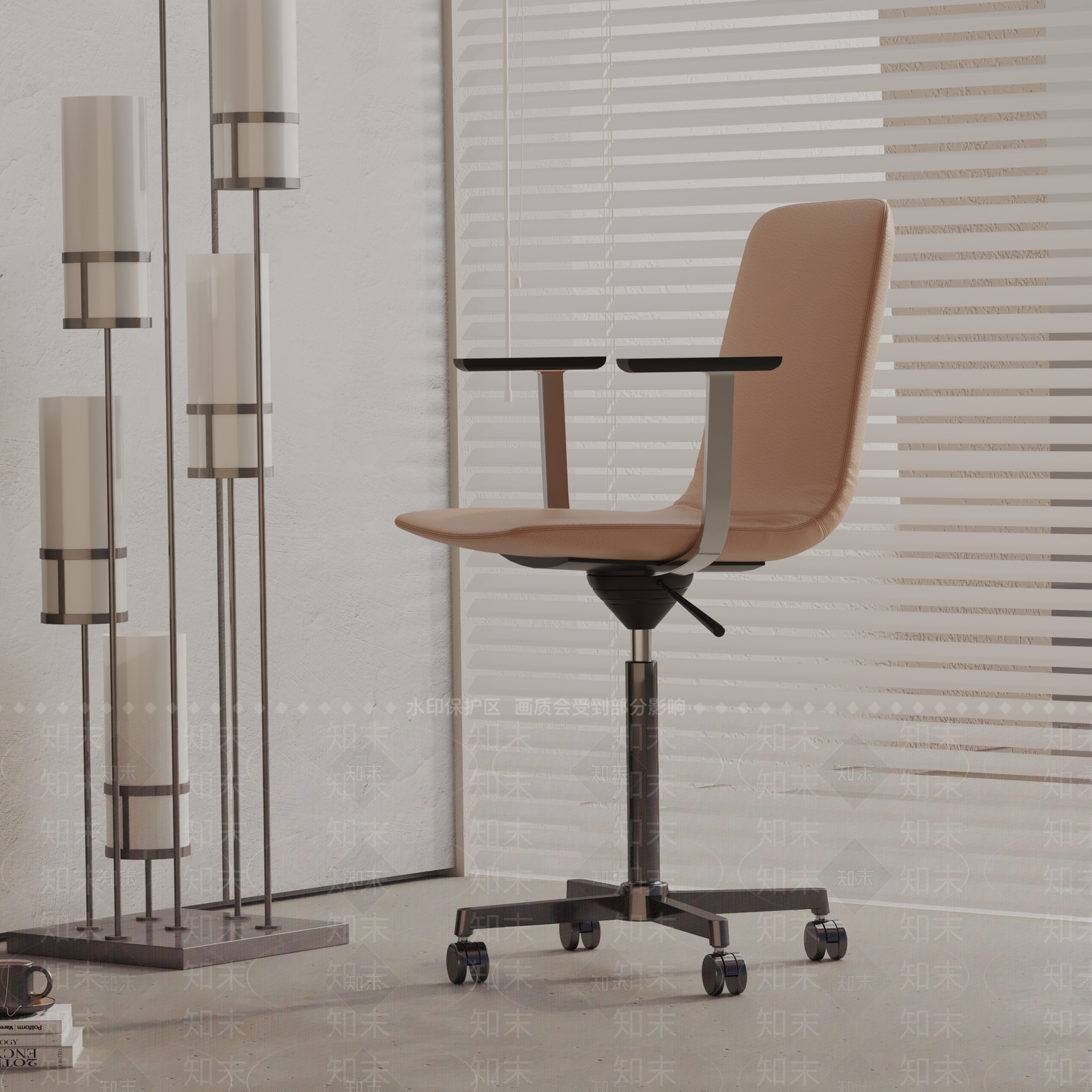 现代办公椅3D模型下载【ID:1191088993】