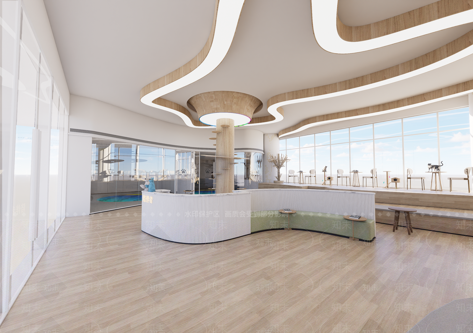 现代简约宠物店SU模型下载【ID:1191090090】