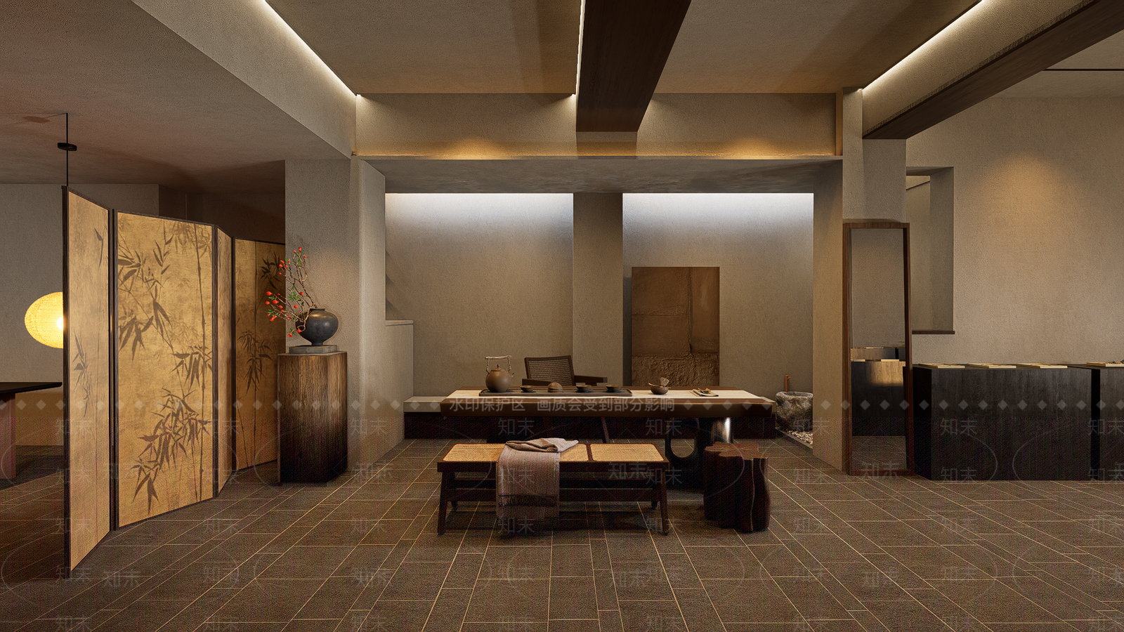 侘寂珠宝店SU模型下载【ID:1191093165】