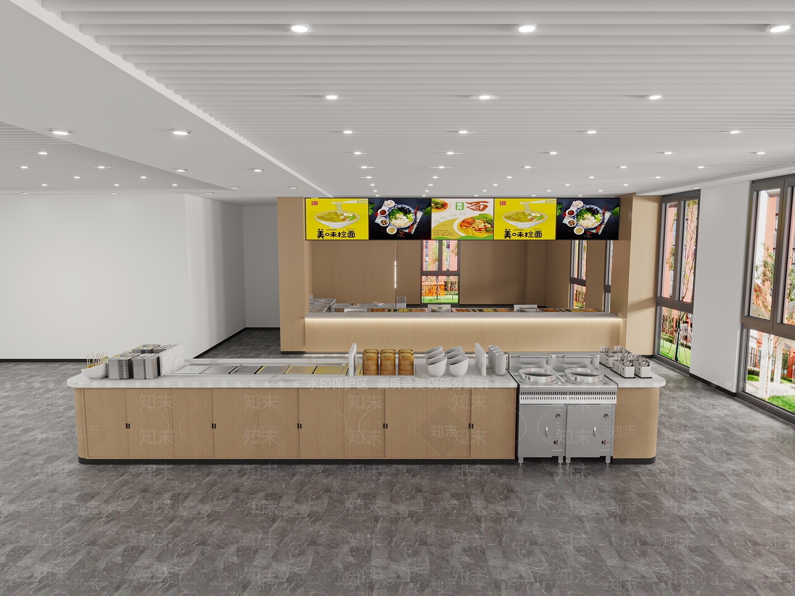 现代其他餐饮空间3D模型下载【ID:1191095685】