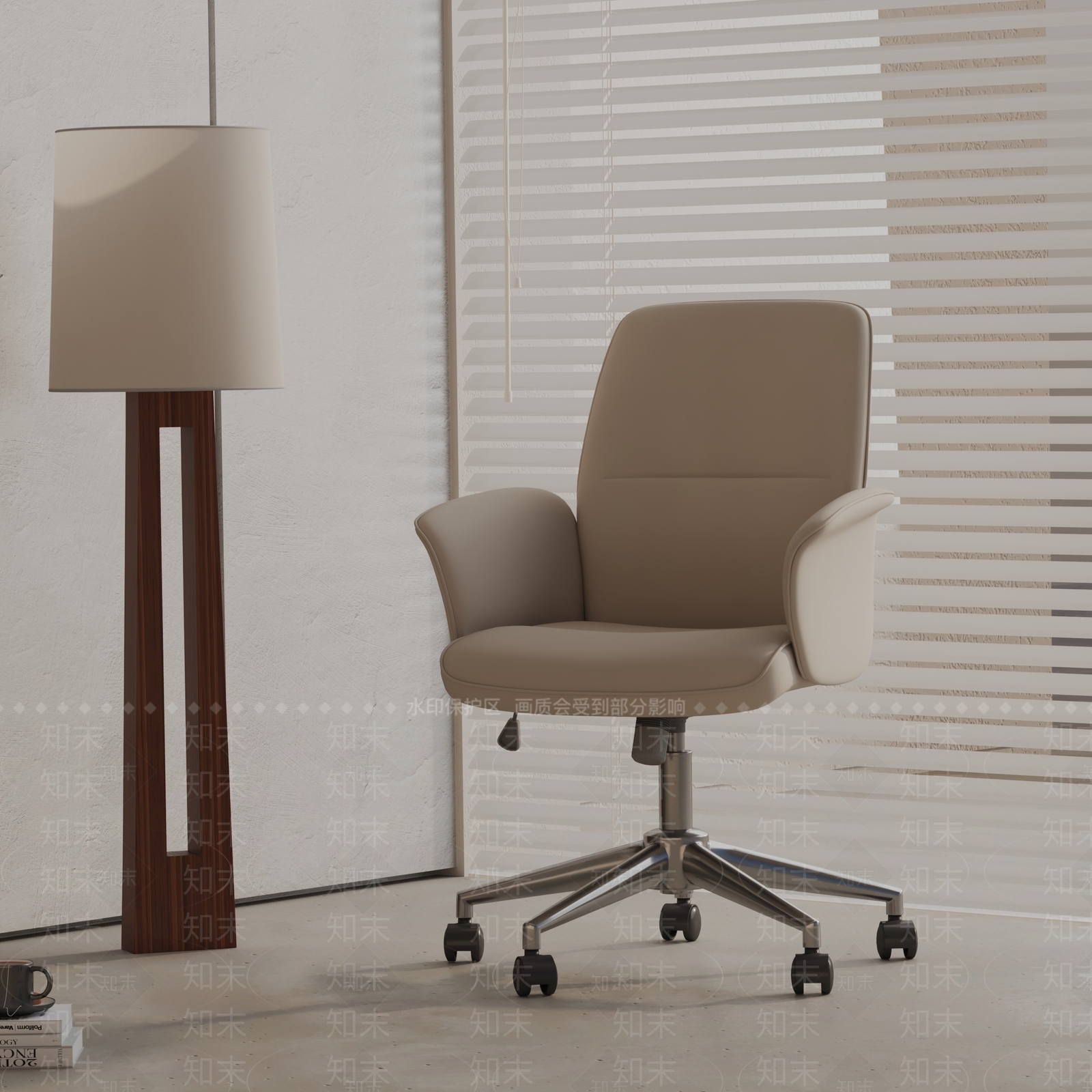 现代办公椅3D模型下载【ID:1191098546】