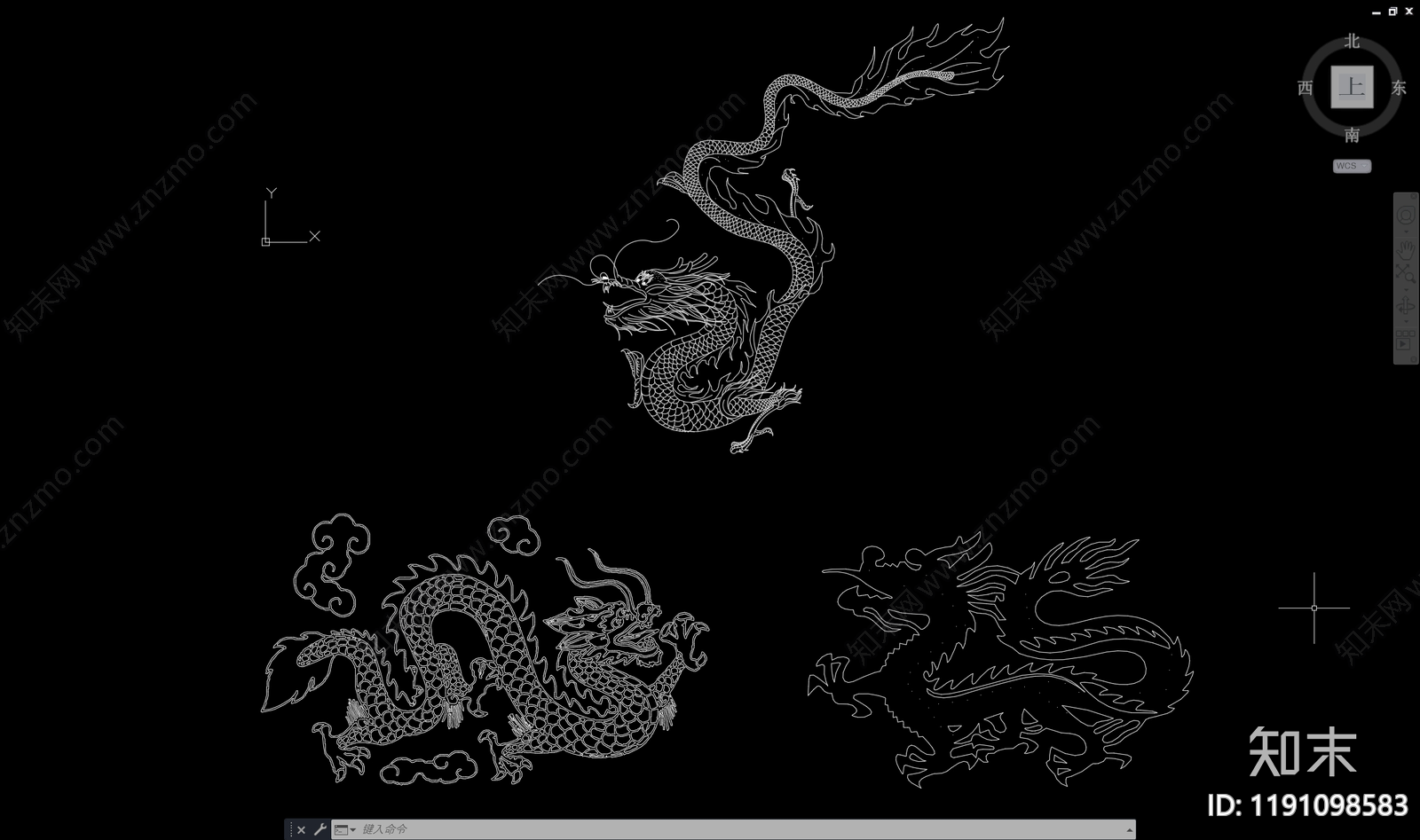 新中式中式综合软装摆件图库施工图下载【ID:1191098583】