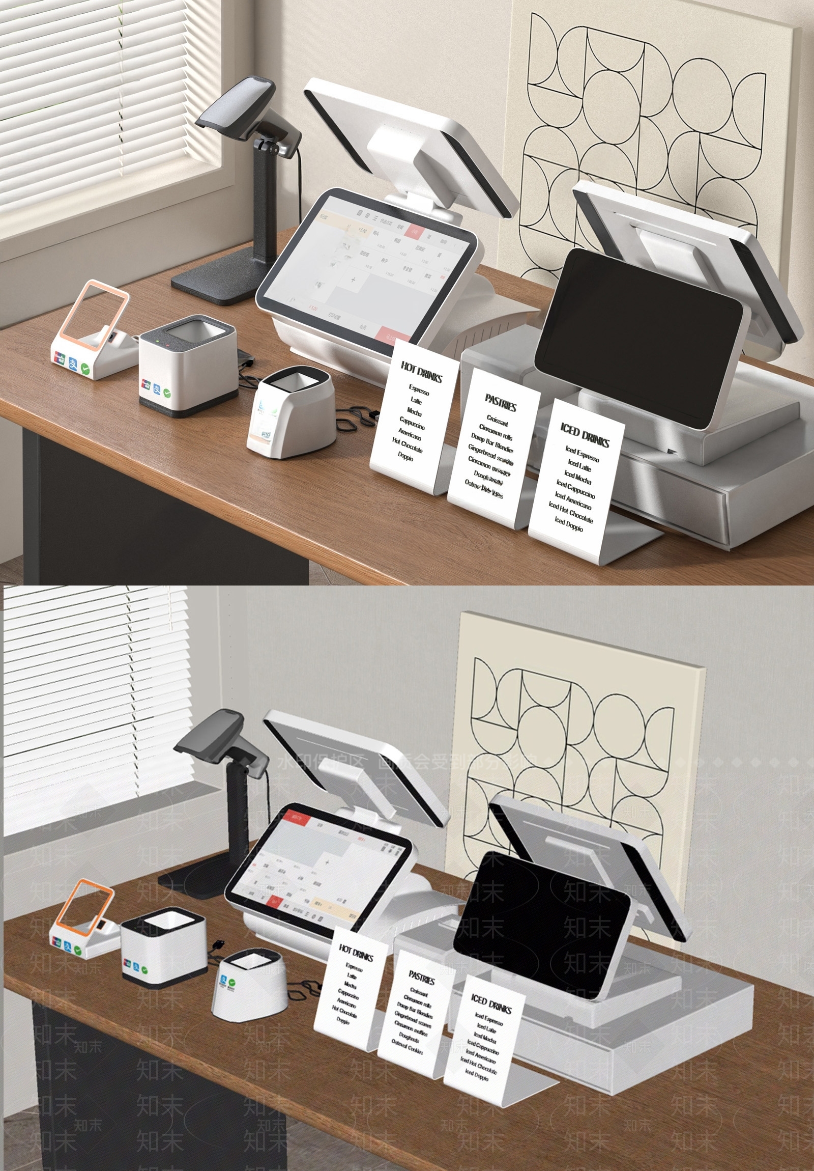 现代收银台SU模型下载【ID:1191101166】