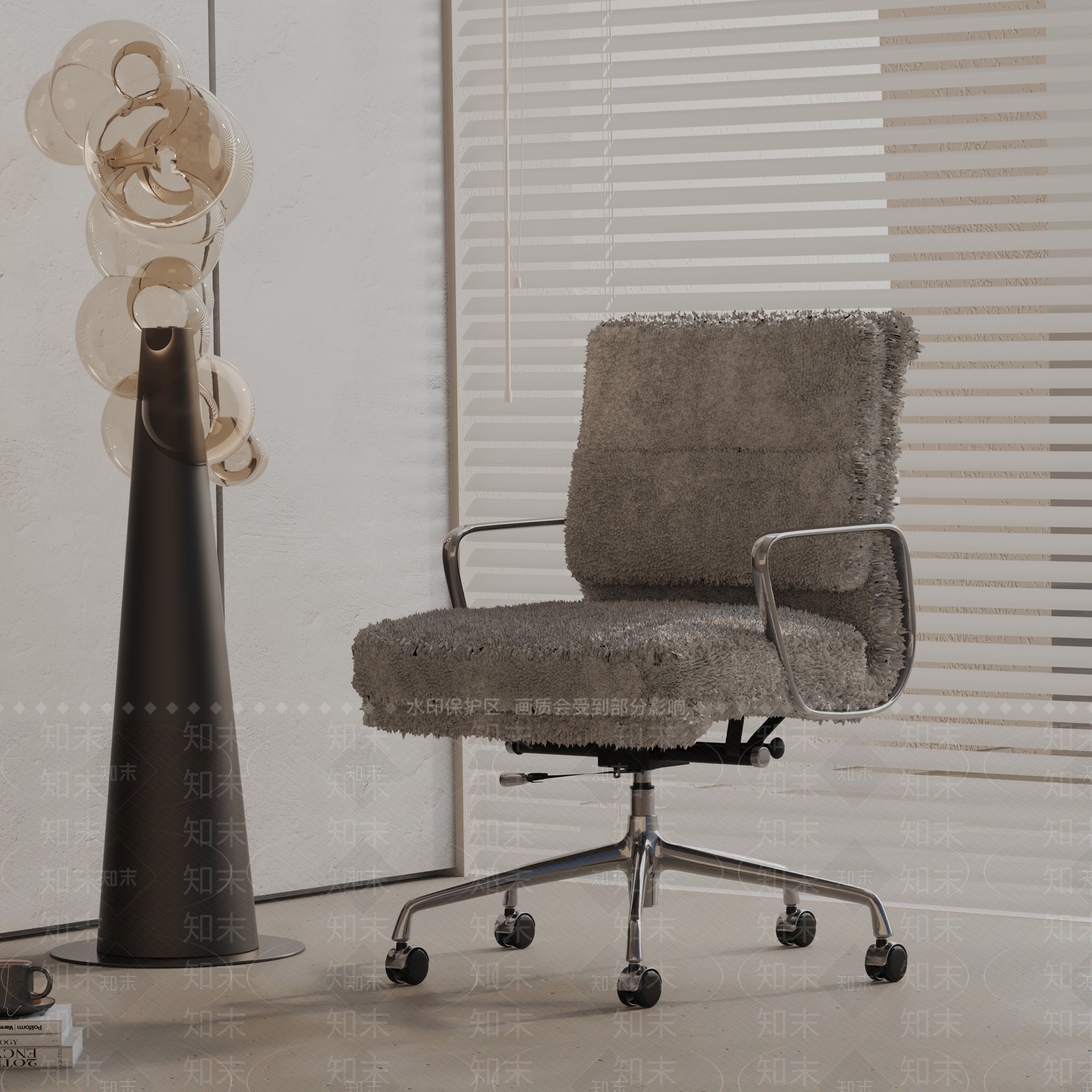 现代办公椅3D模型下载【ID:1191101718】