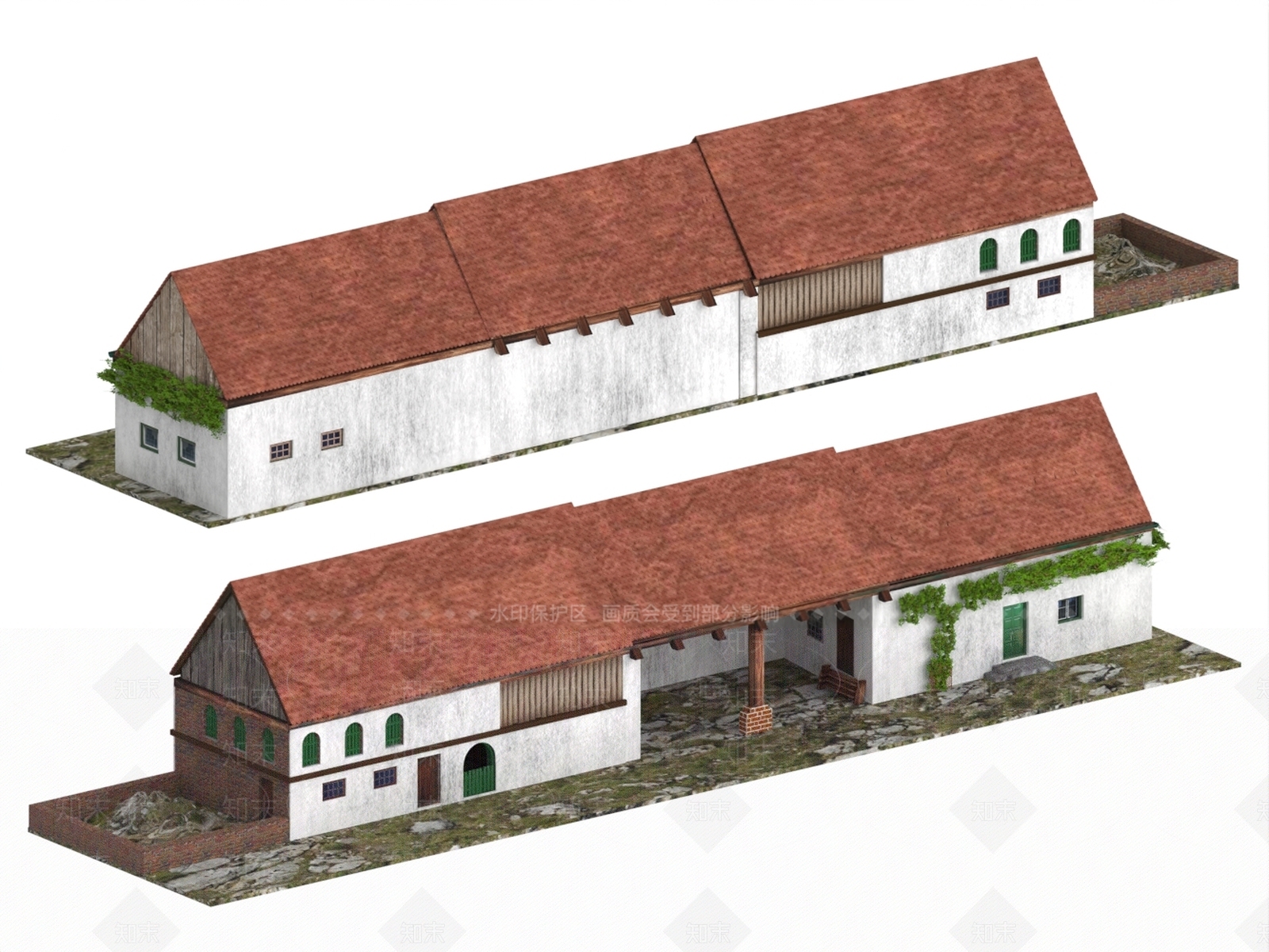 现代其他住宅外观3D模型下载【ID:1191106628】