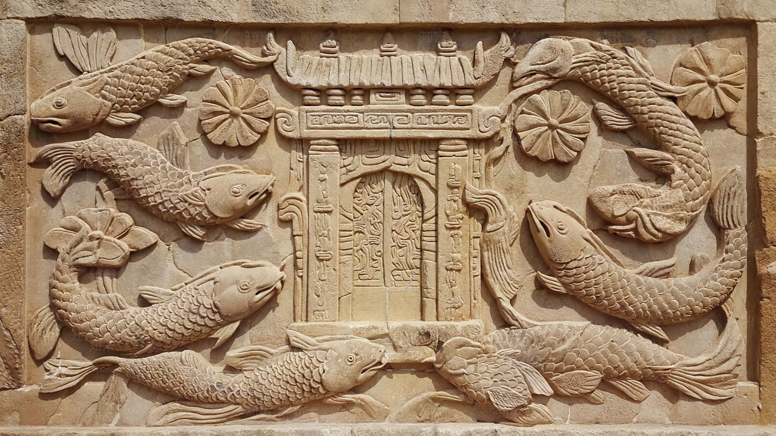 新中式石雕贴图下载【ID:1191107638】