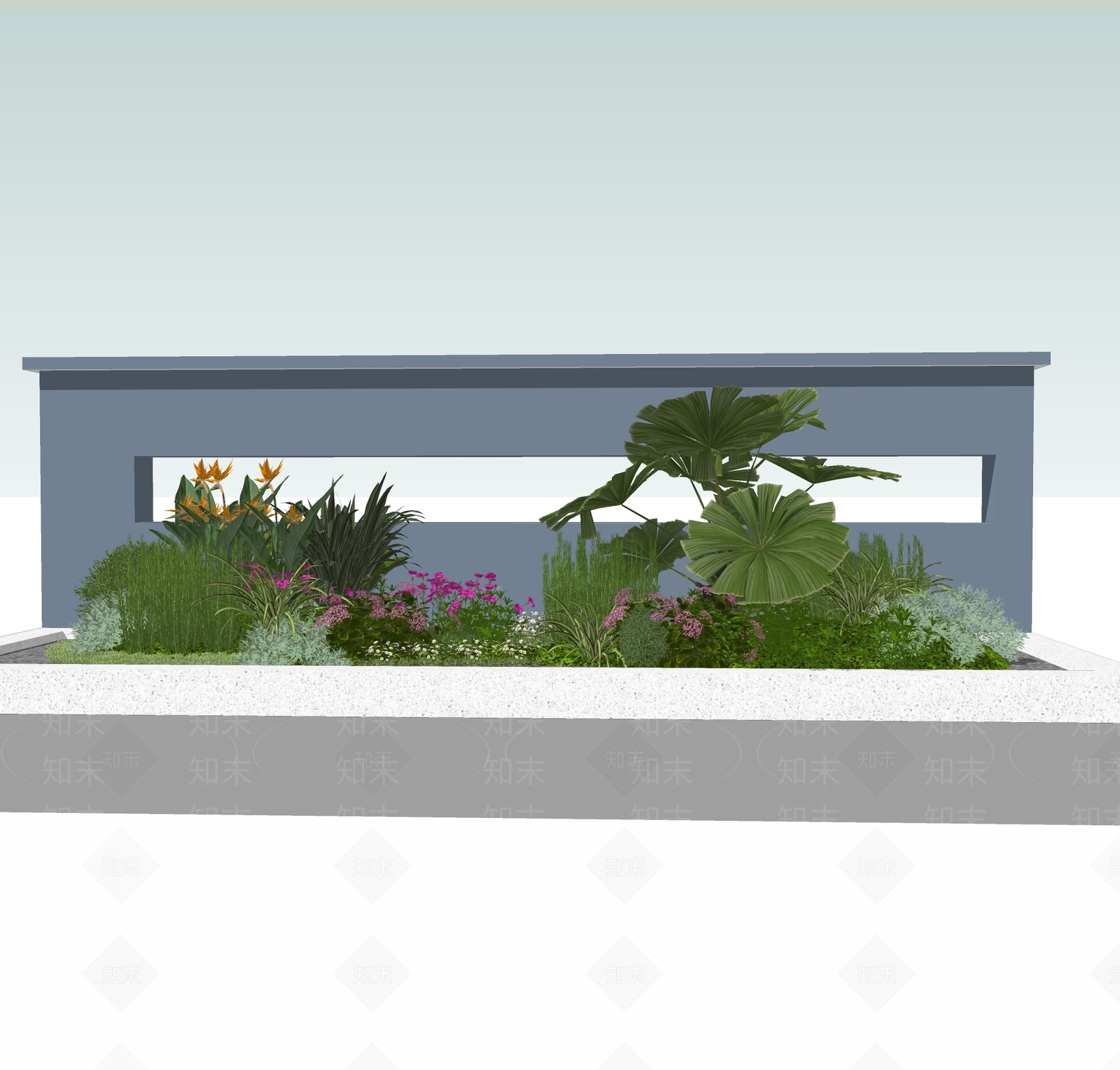 花草SU模型下载【ID:1191115441】
