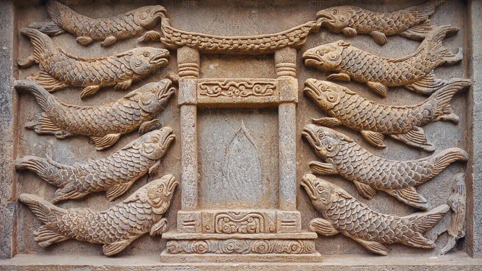 新中式石雕贴图下载【ID:1191109423】