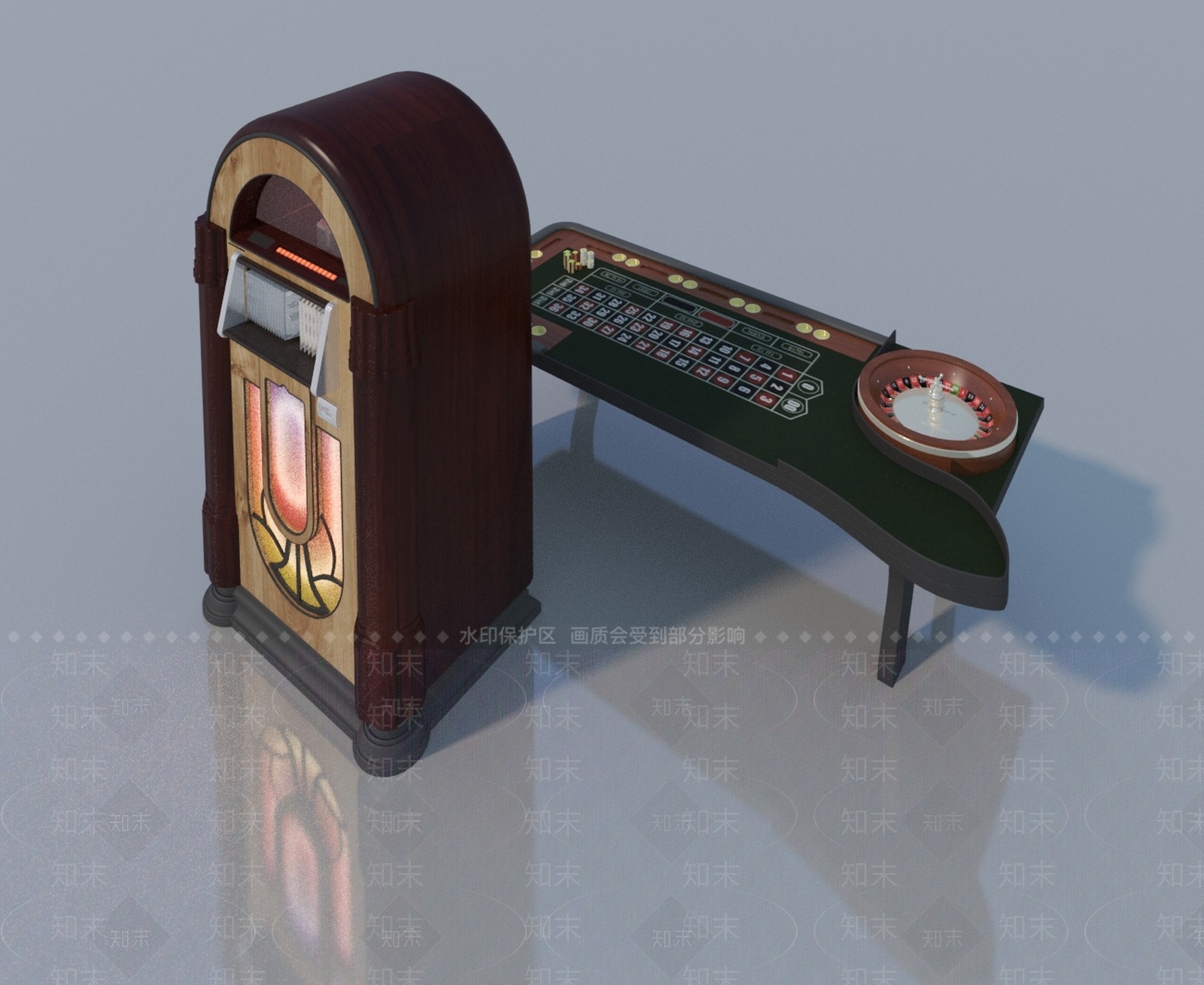 现代单人沙发3D模型下载【ID:1191110823】