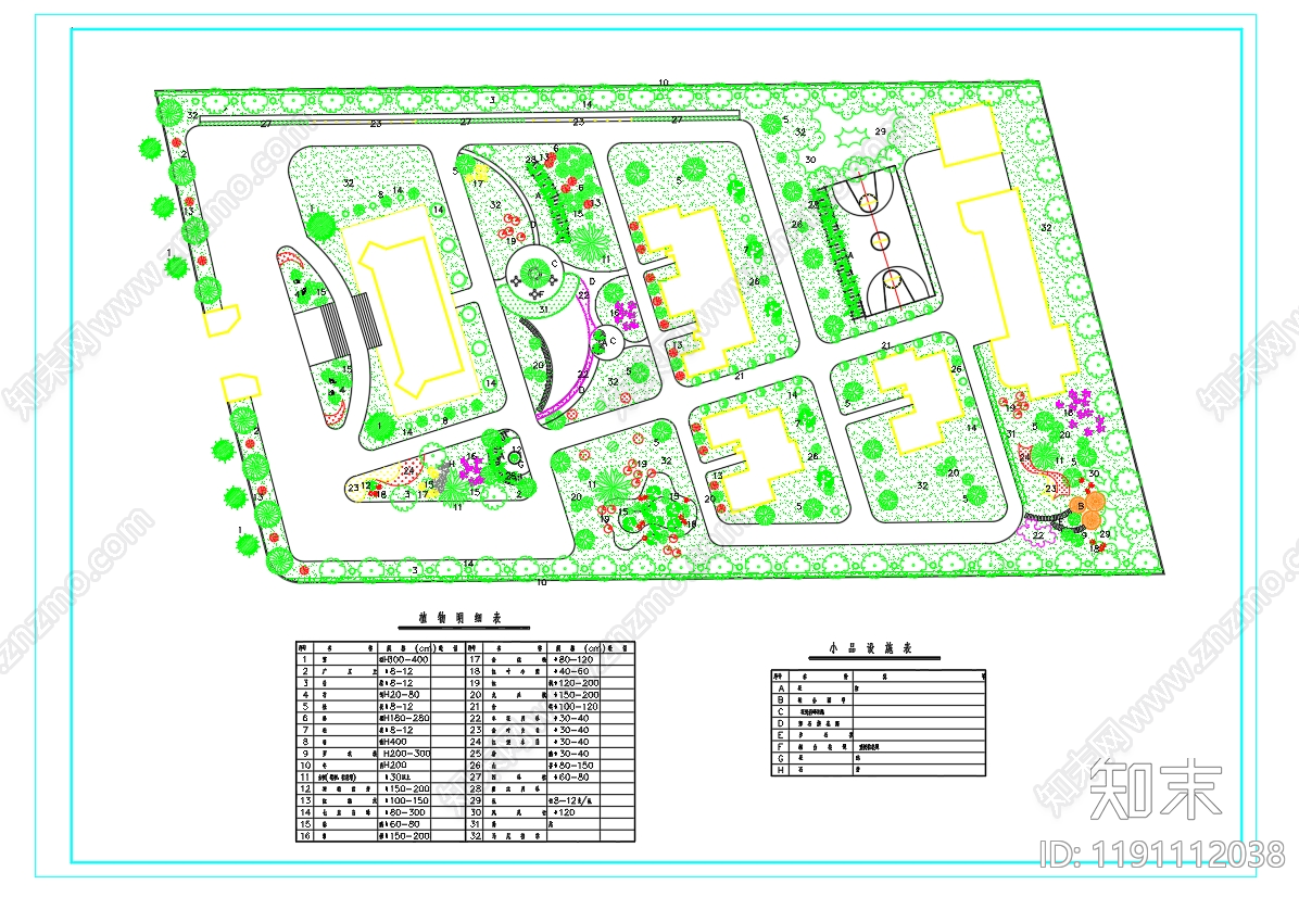 办公景观cad施工图下载【ID:1191112038】