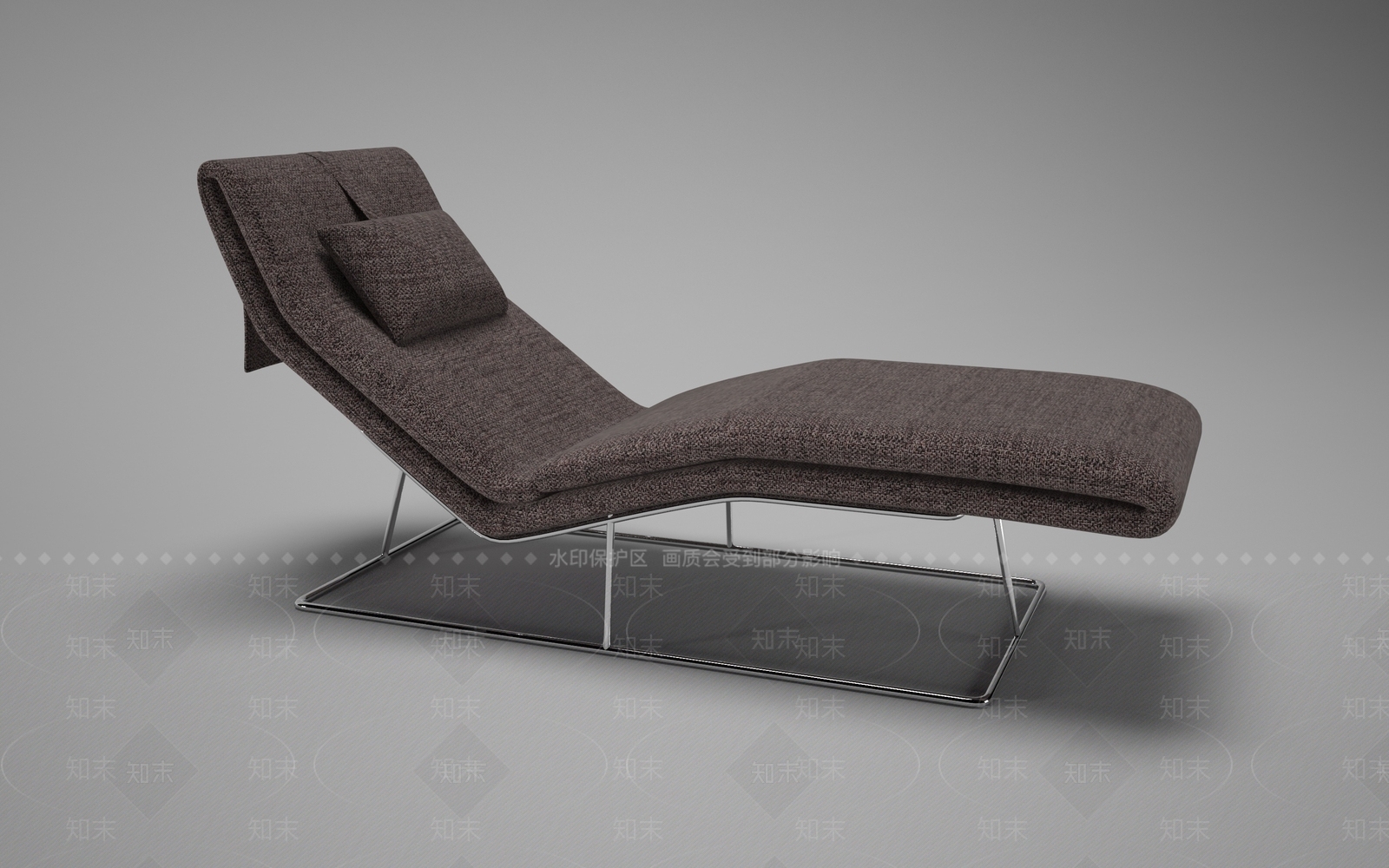 现代极简躺椅3D模型下载【ID:1191114927】