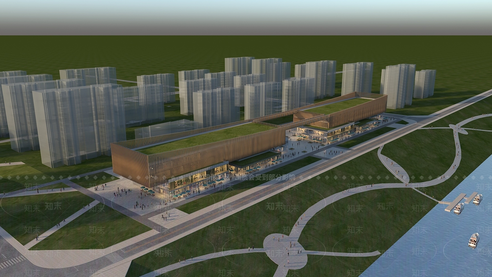 新中式商业街3D模型下载【ID:1191117067】