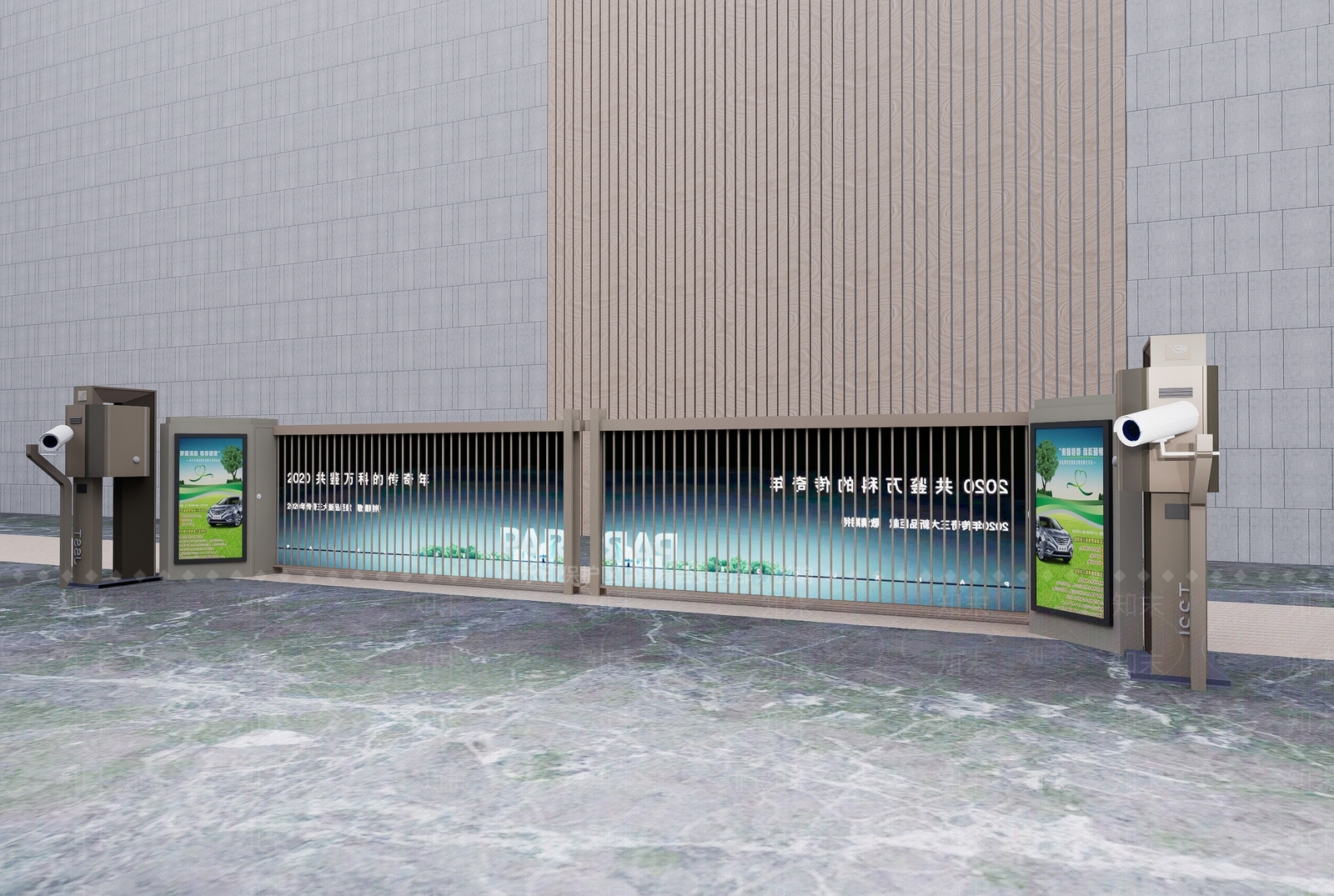 门禁SU模型下载【ID:1191119570】