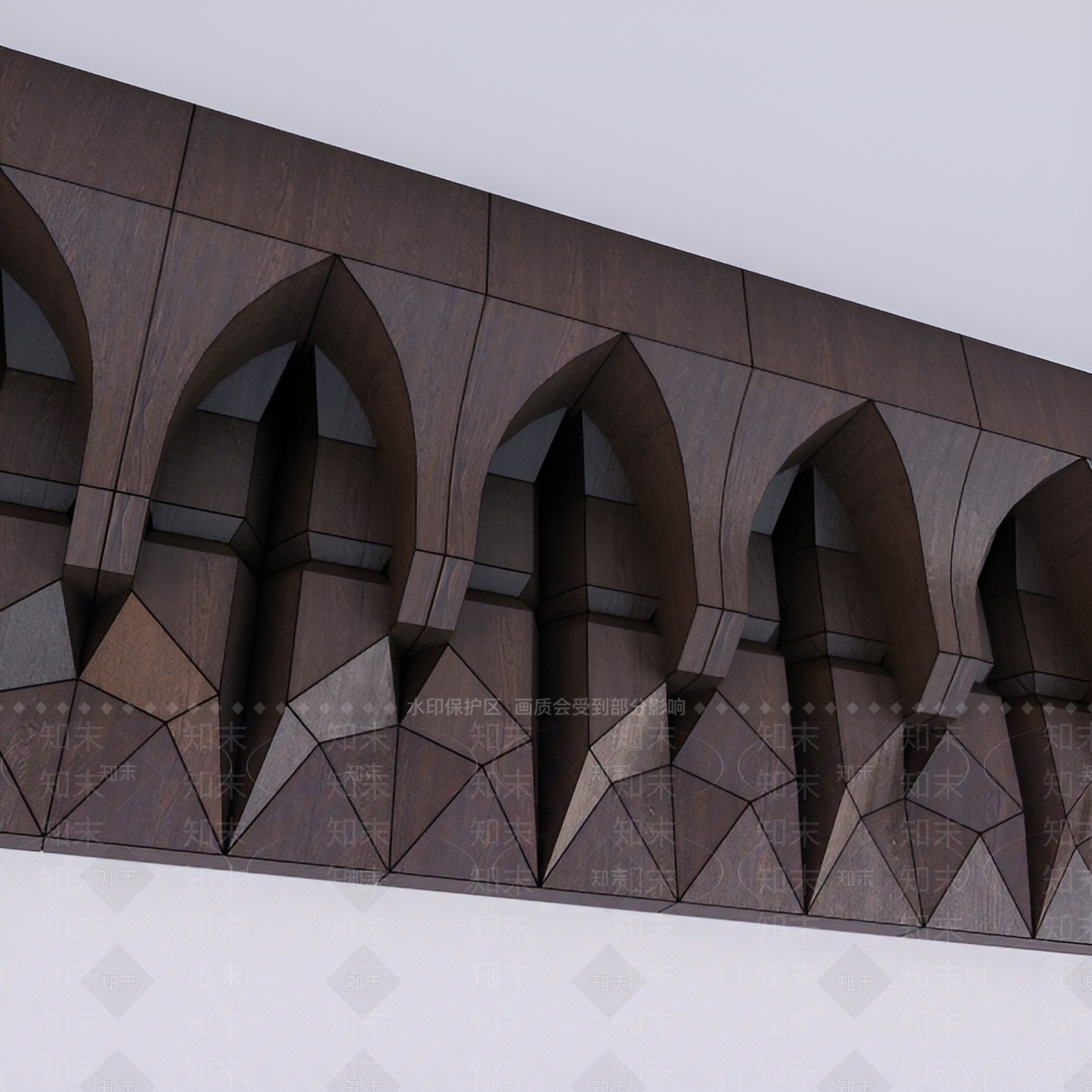 欧式复古线条3D模型下载【ID:1191122544】