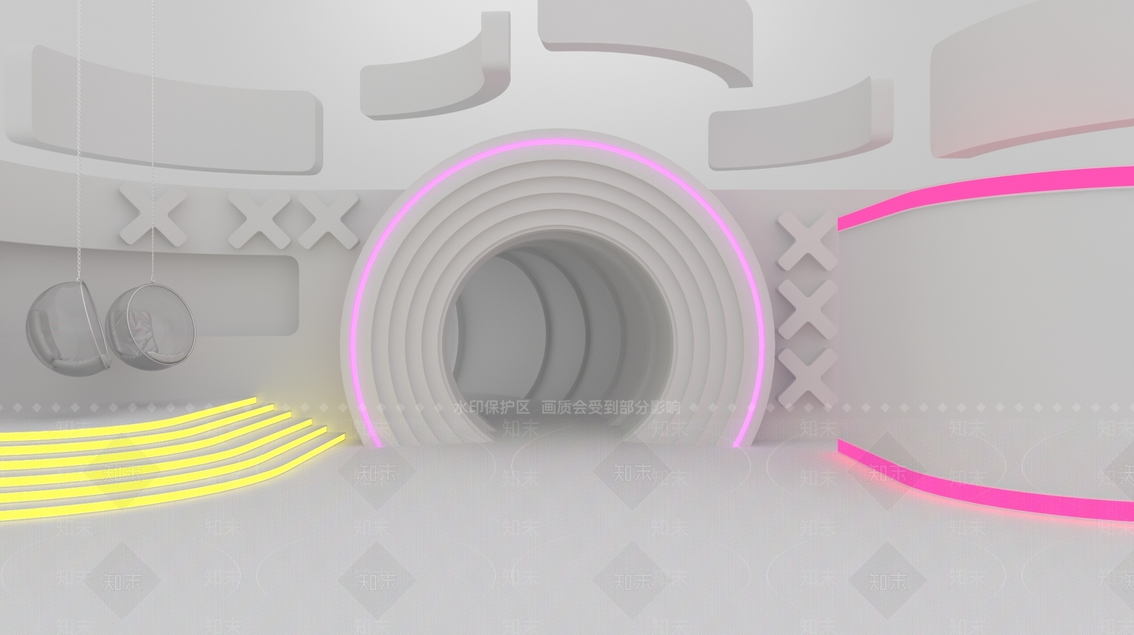 现代舞台3D模型下载【ID:1191123877】