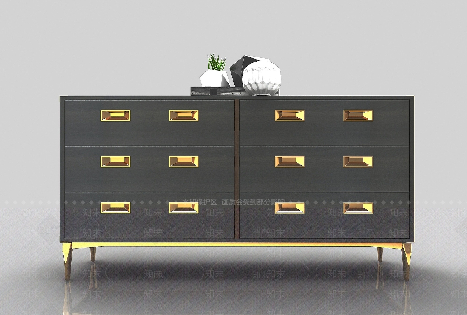 现代衣柜3D模型下载【ID:1191133991】