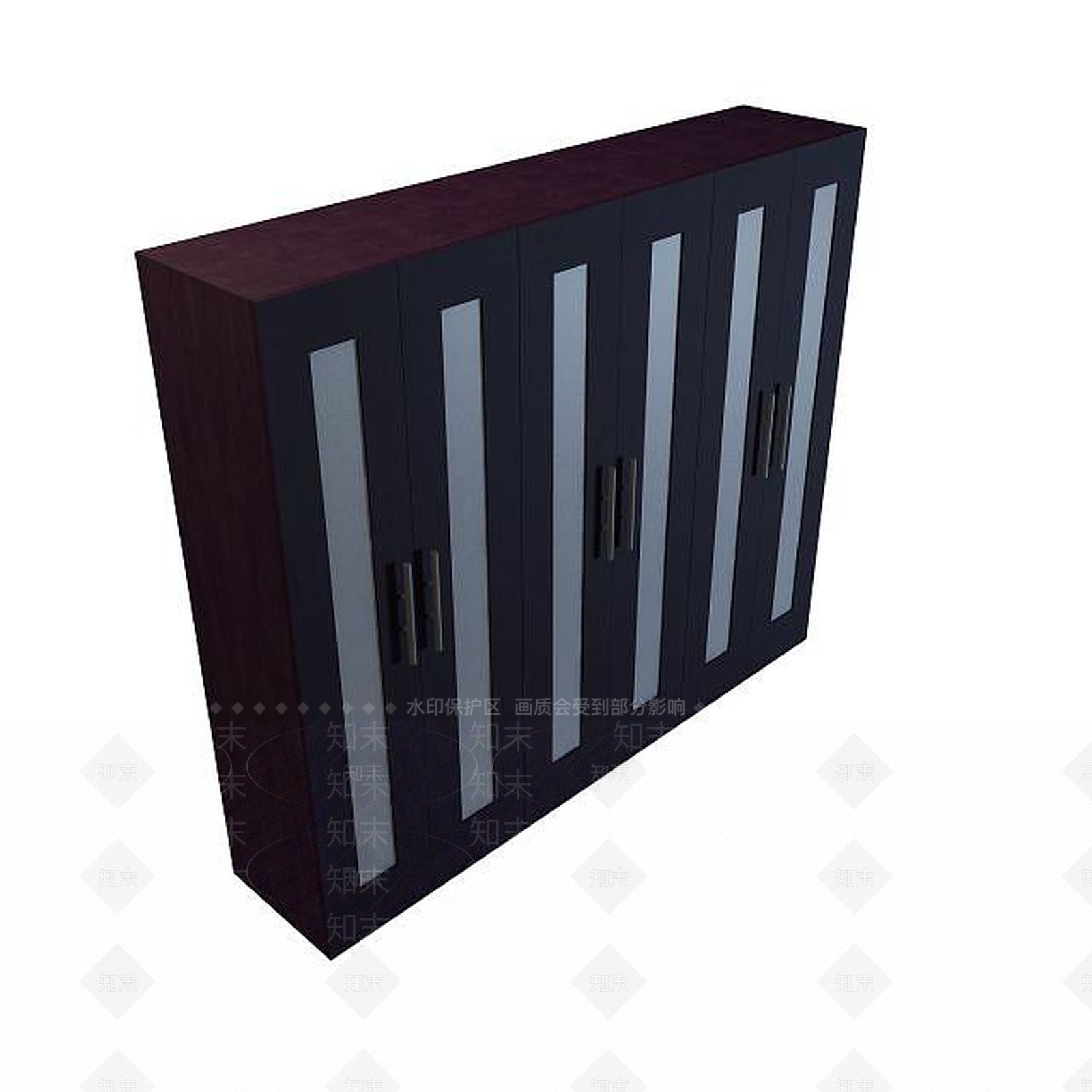 现代衣柜3D模型下载【ID:1191133906】