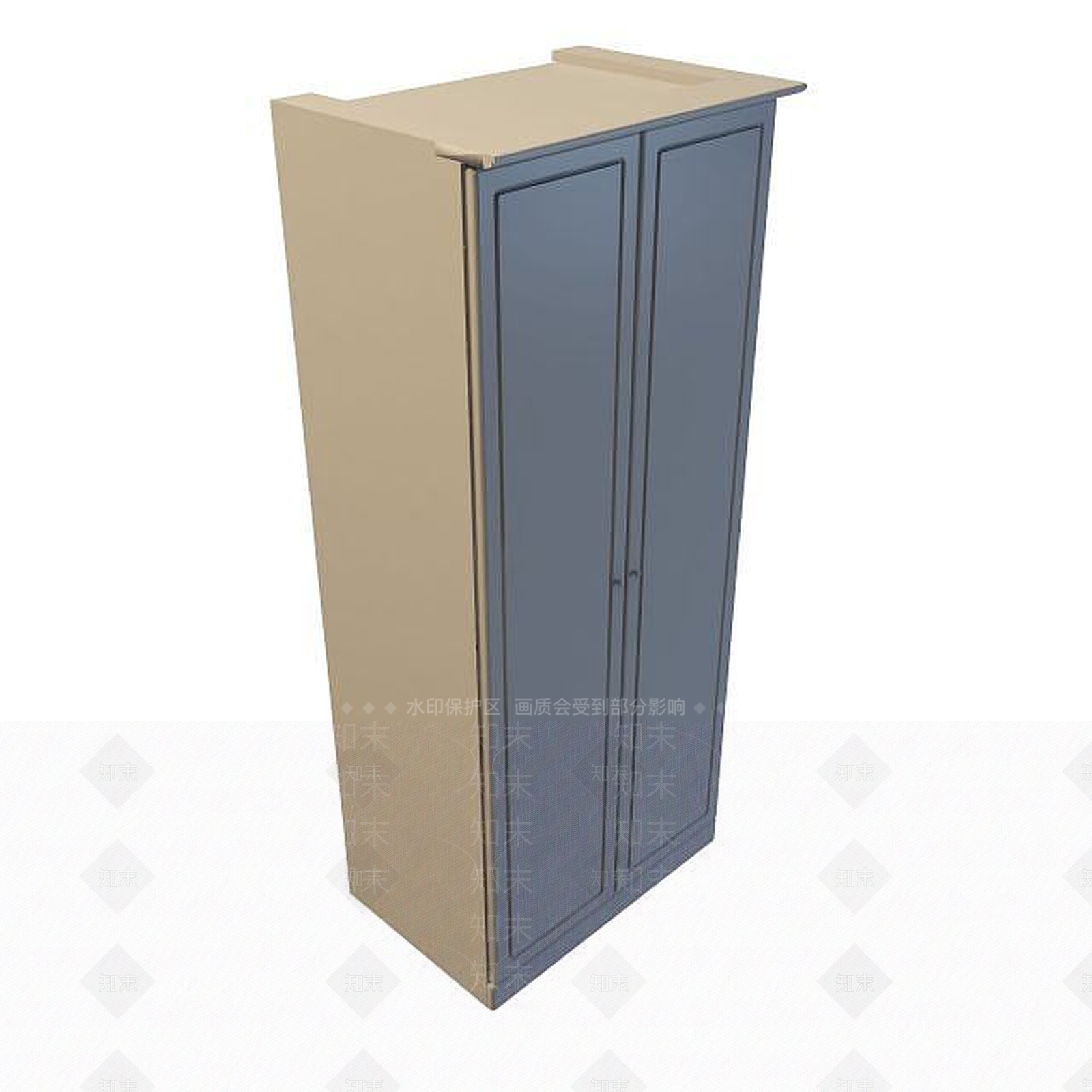现代衣柜3D模型下载【ID:1199508541】