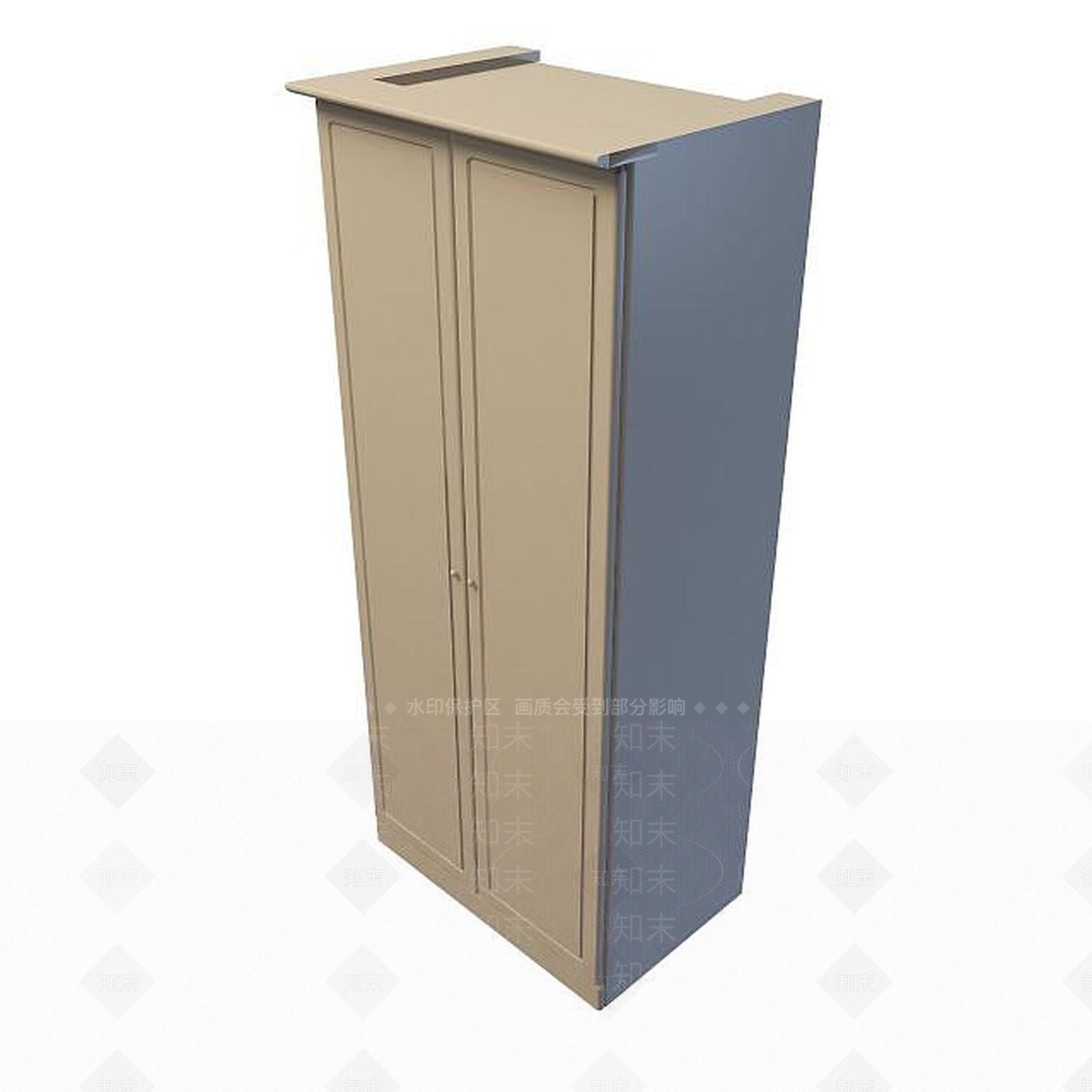 现代衣柜3D模型下载【ID:1199508541】