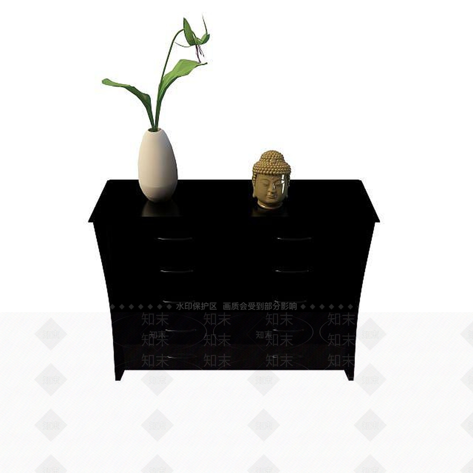现代衣柜3D模型下载【ID:1199508437】
