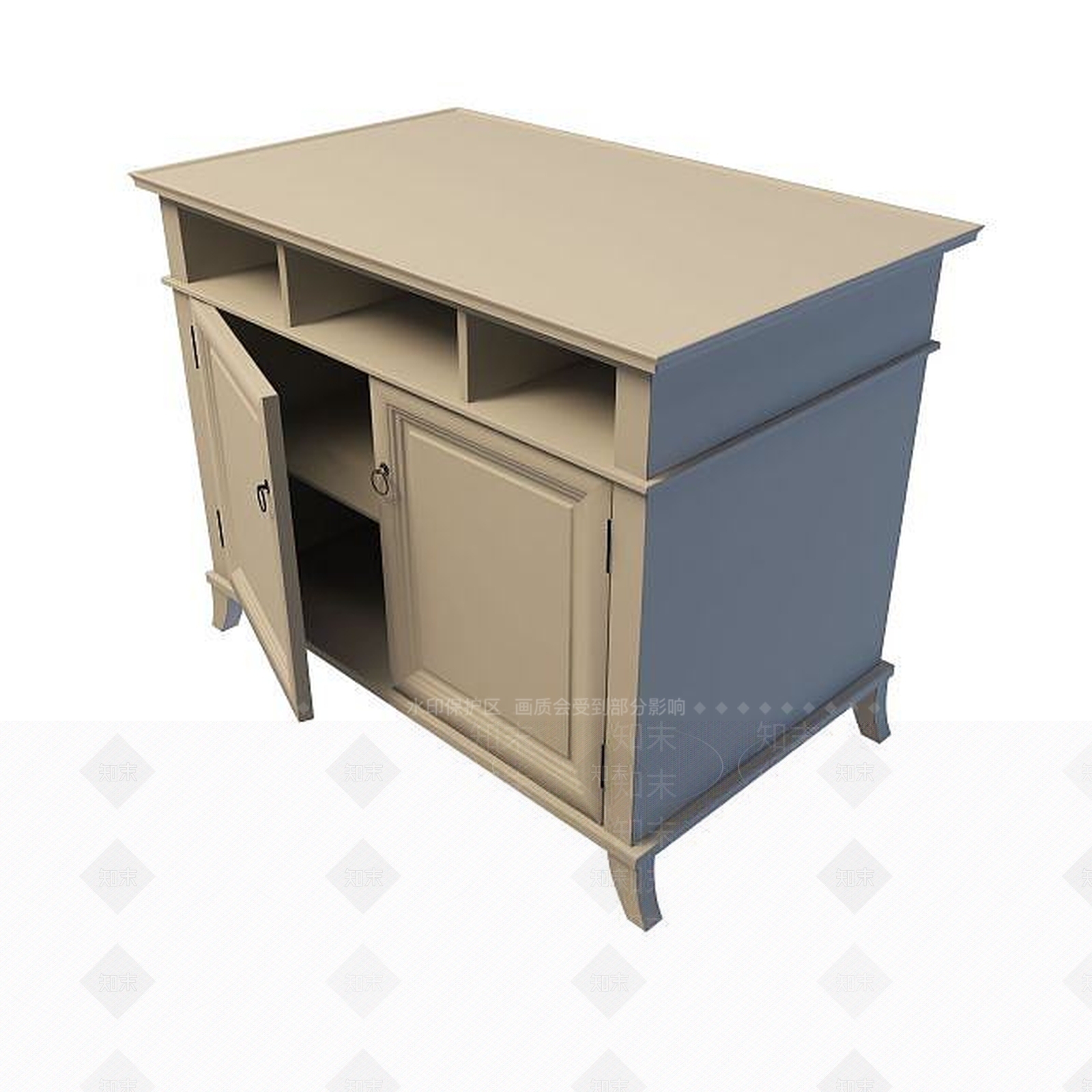 现代衣柜3D模型下载【ID:1199511304】