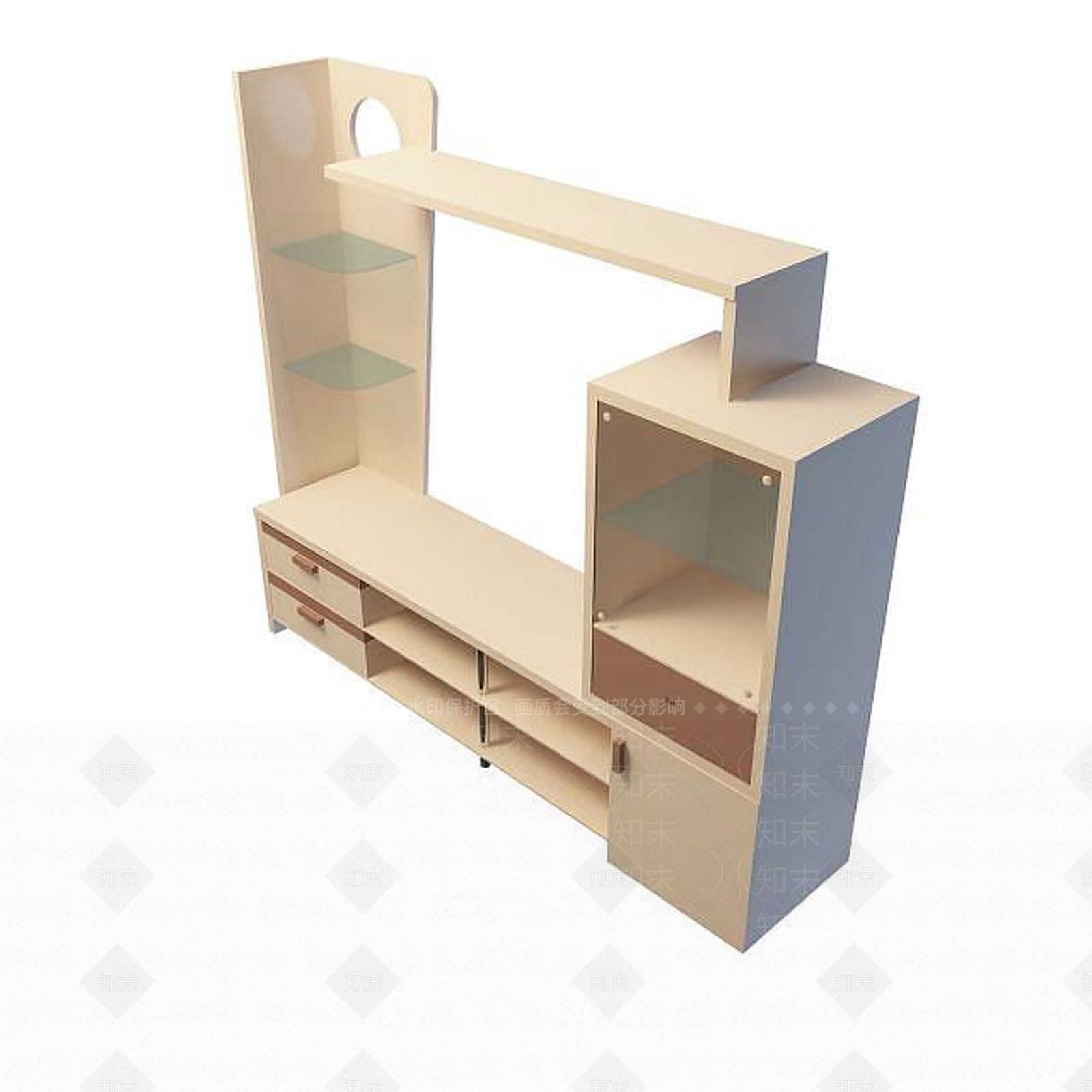 现代衣柜3D模型下载【ID:1199510798】