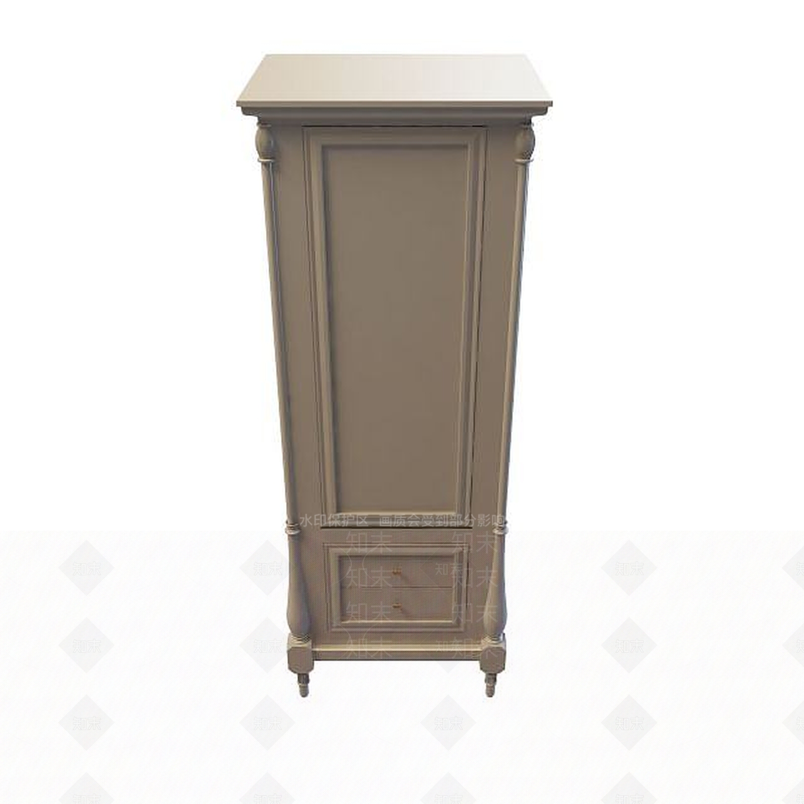 现代衣柜3D模型下载【ID:1199510712】