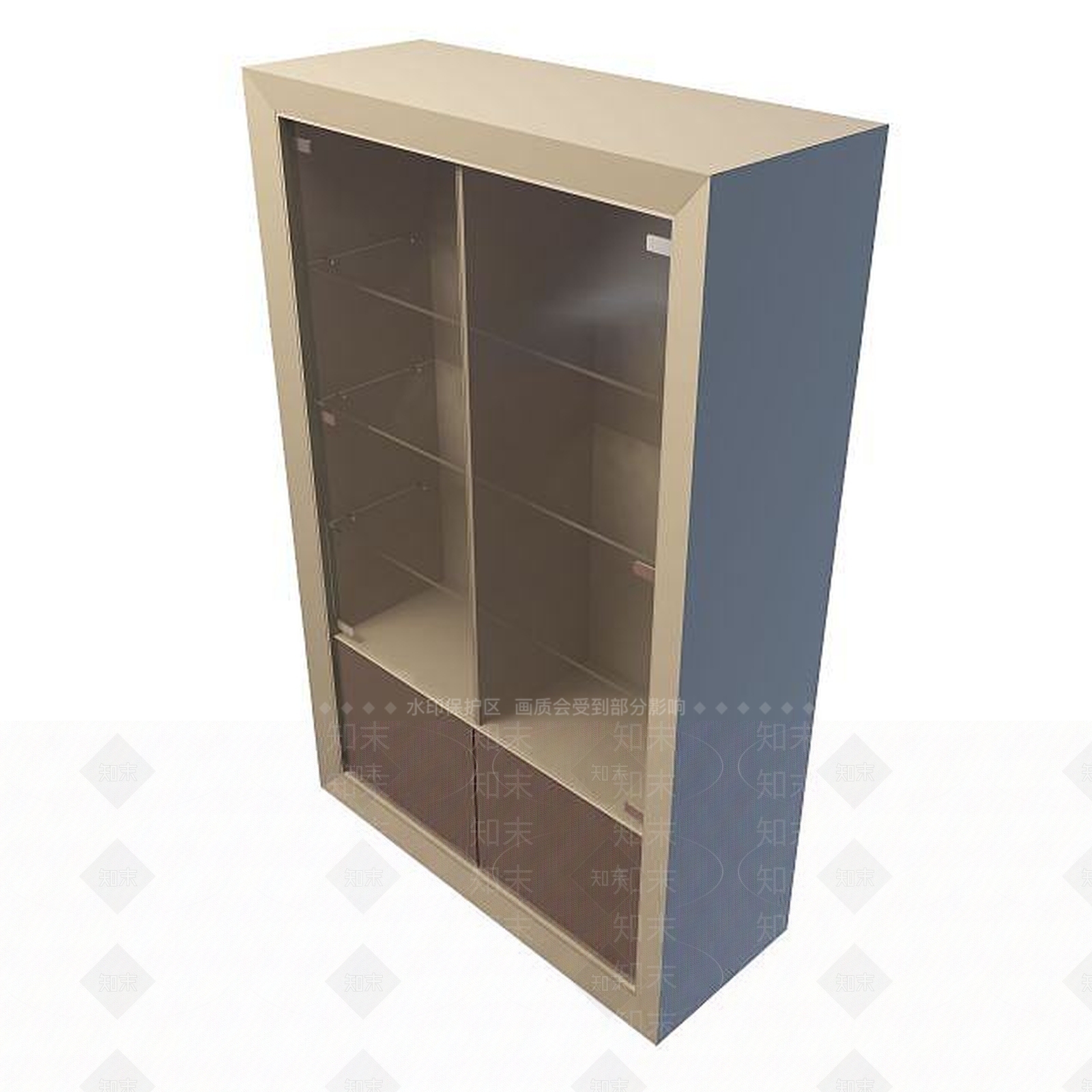 现代衣柜3D模型下载【ID:1199507870】