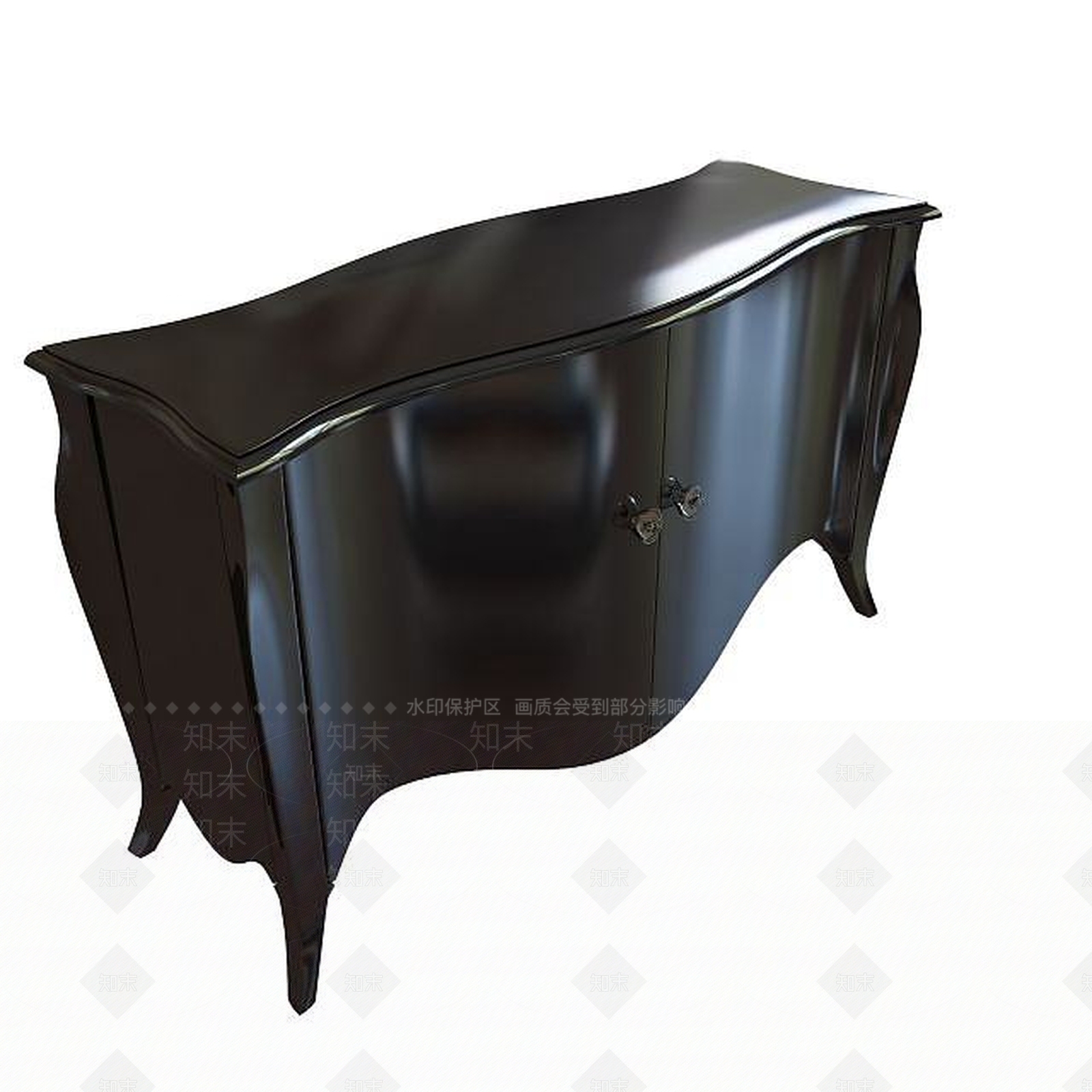 现代衣柜3D模型下载【ID:1199510668】