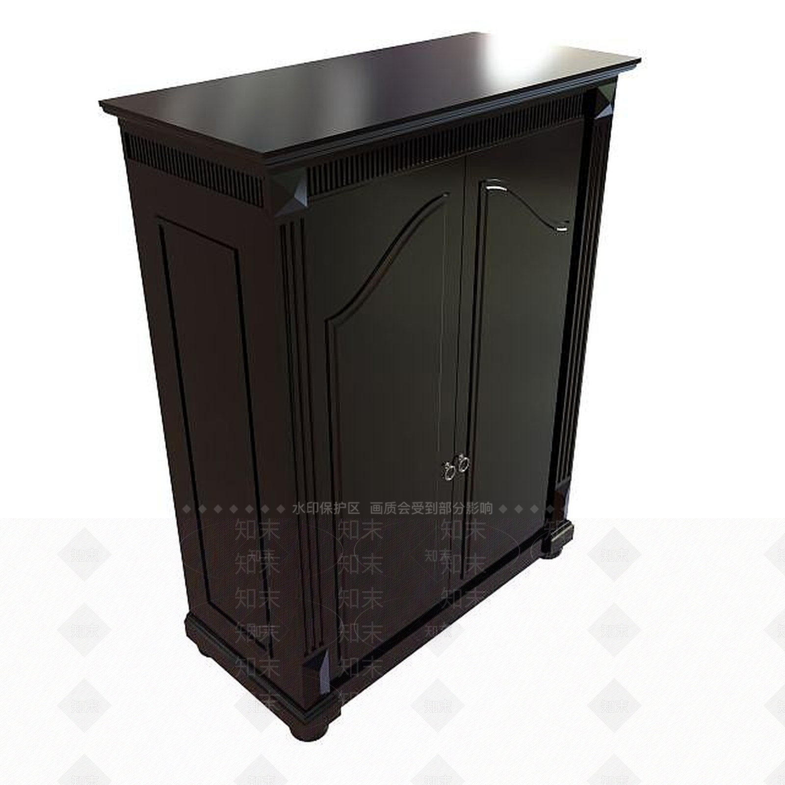现代衣柜3D模型下载【ID:1199507646】