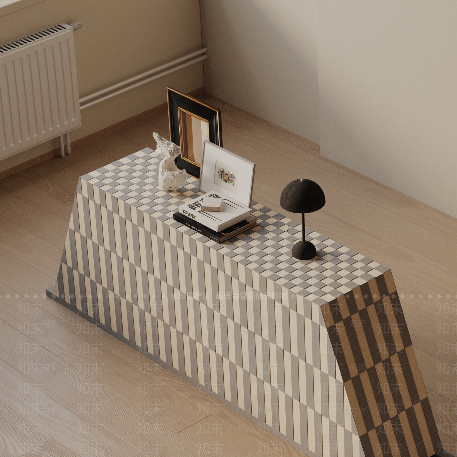 现代玄关柜3D模型下载【ID:1191143540】