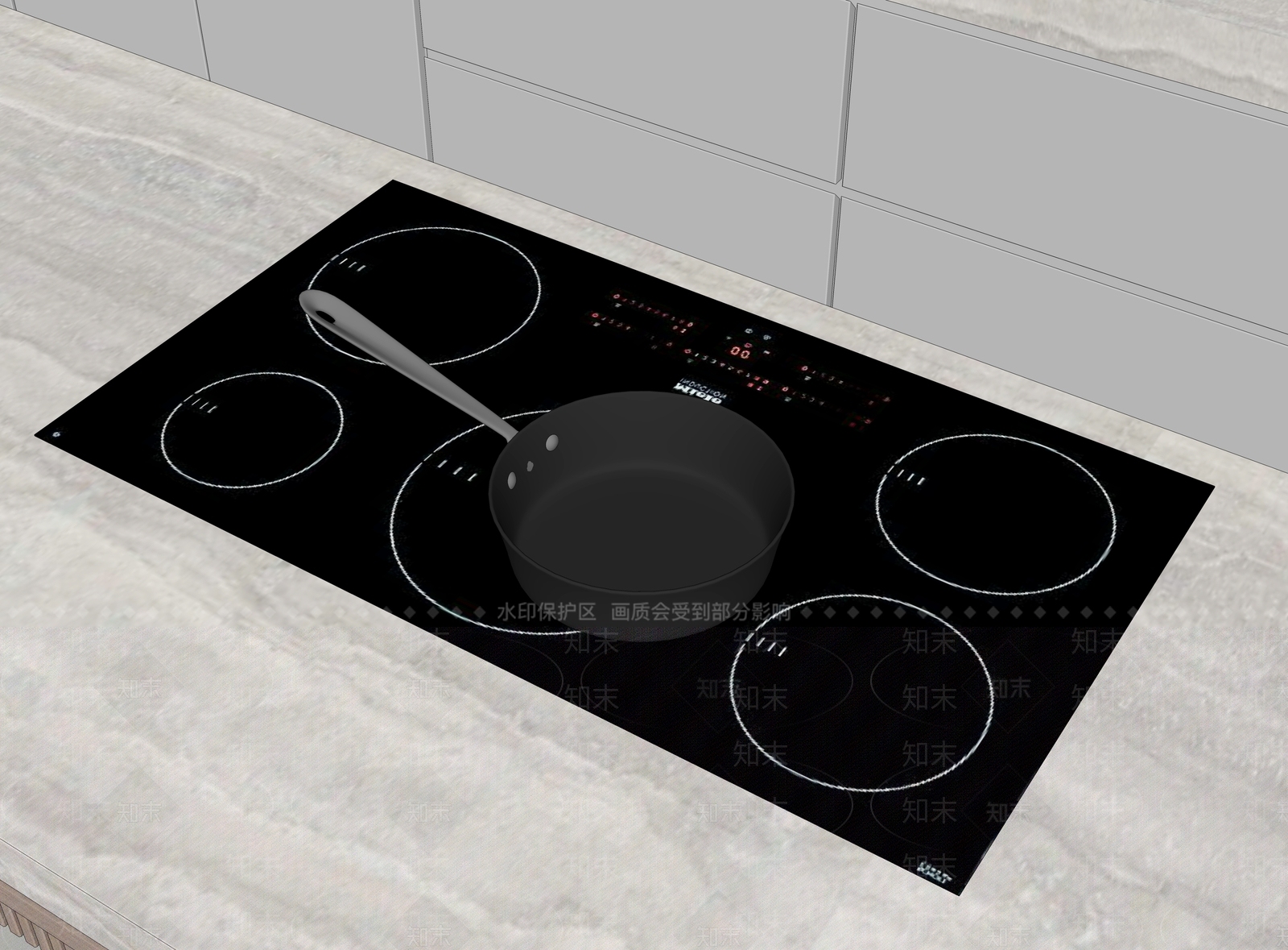 电磁炉SU模型下载【ID:1191144592】