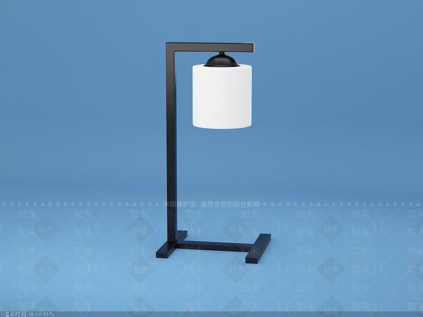 现代台灯3D模型下载【ID:1191146545】