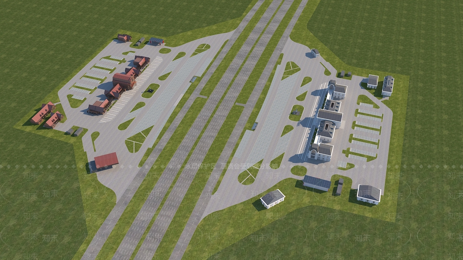 现代办公楼3D模型下载【ID:1191150163】