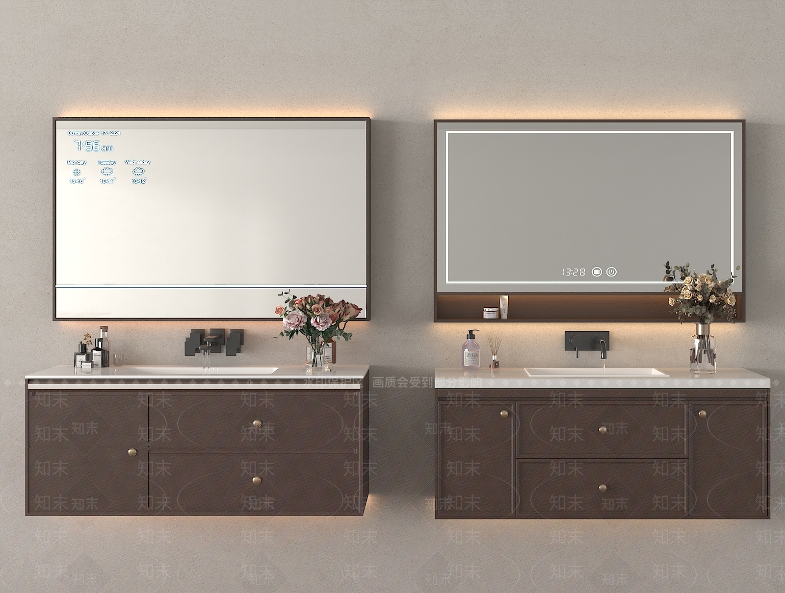 浴室柜3D模型下载【ID:1191151508】