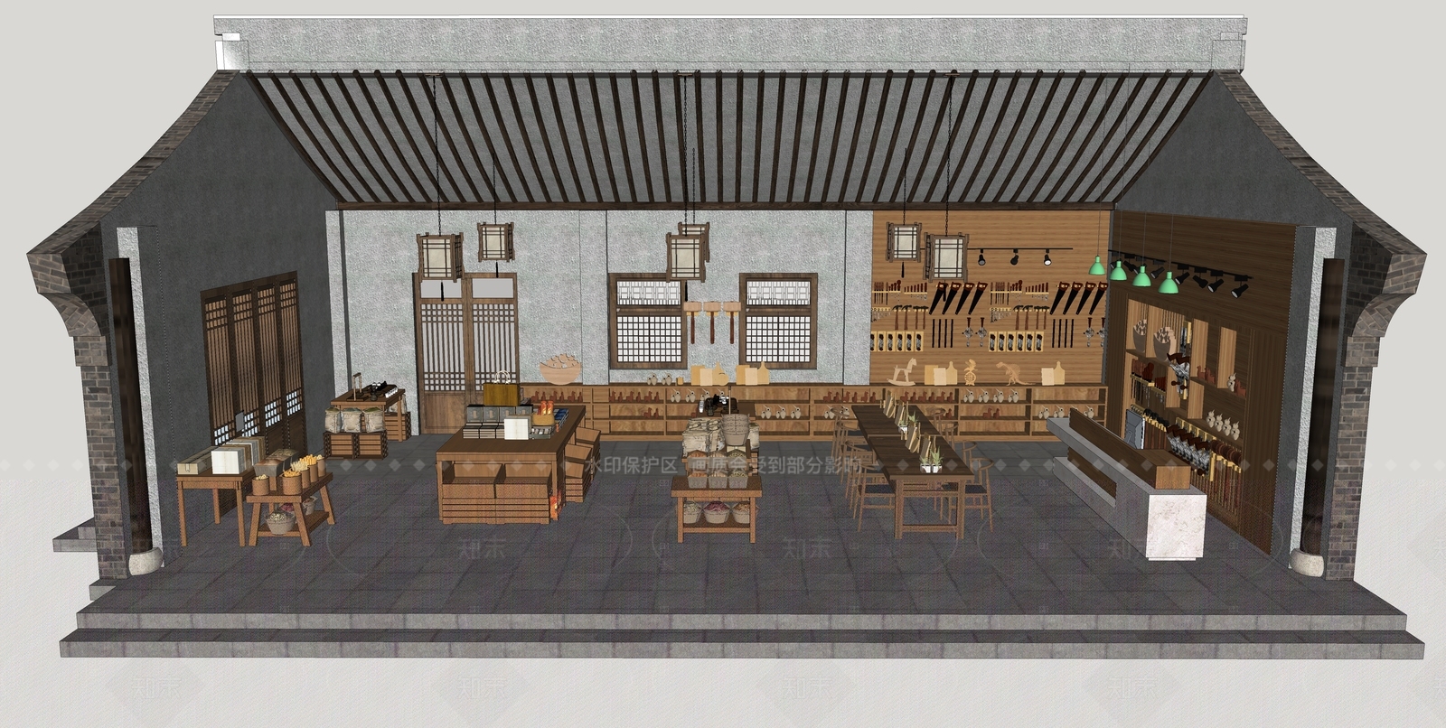 手工坊SU模型精品下载_SketchUp模型_知末网