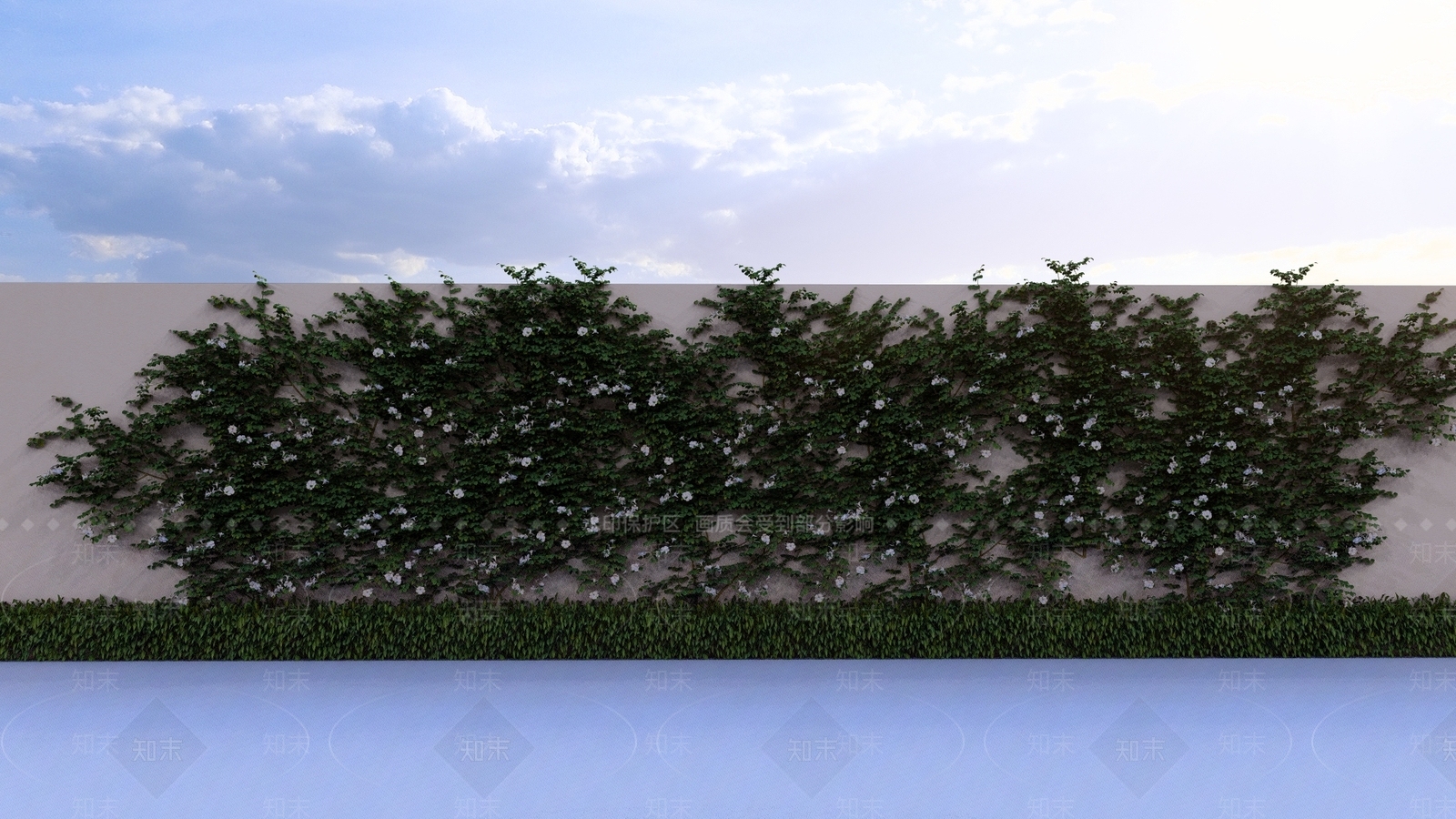 绿植墙SU模型下载【ID:1191157257】