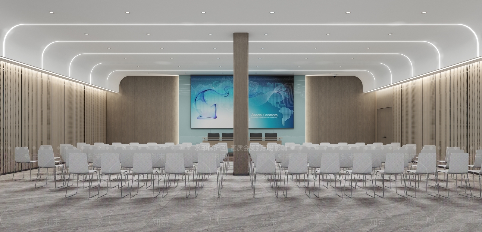 现代会议室3D模型下载【ID:1191162370】