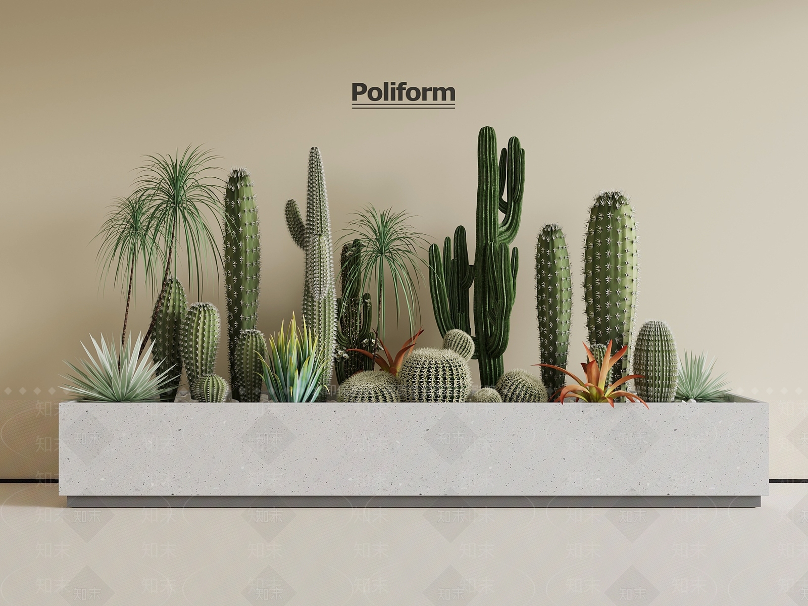 植物堆3D模型下载【ID:1191164310】