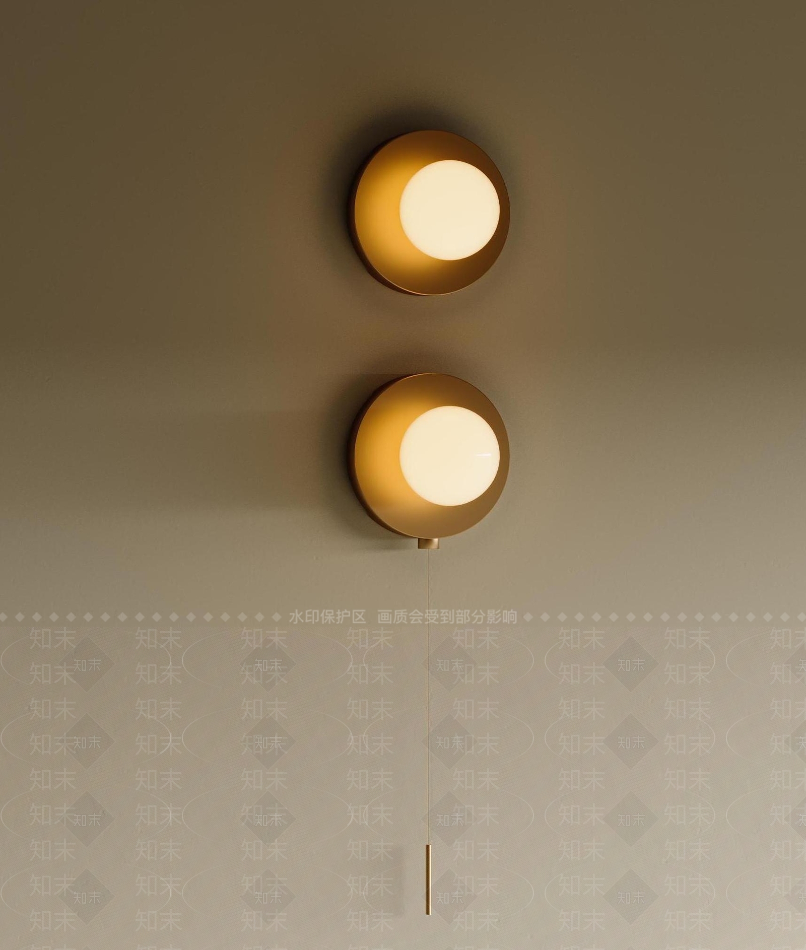 中古复古壁灯3D模型下载【ID:1191166404】