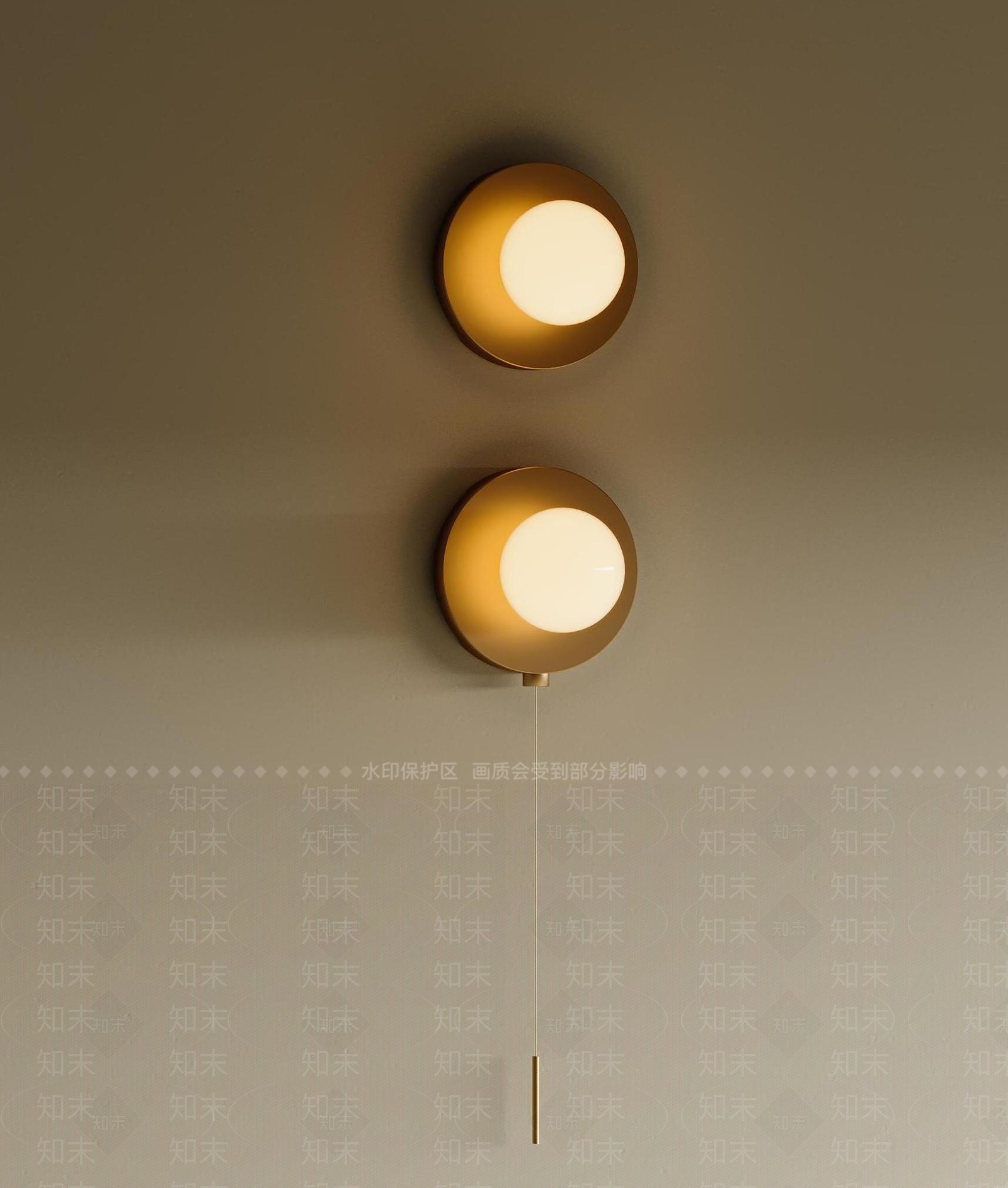 复古中古壁灯SU模型下载【ID:1191165816】