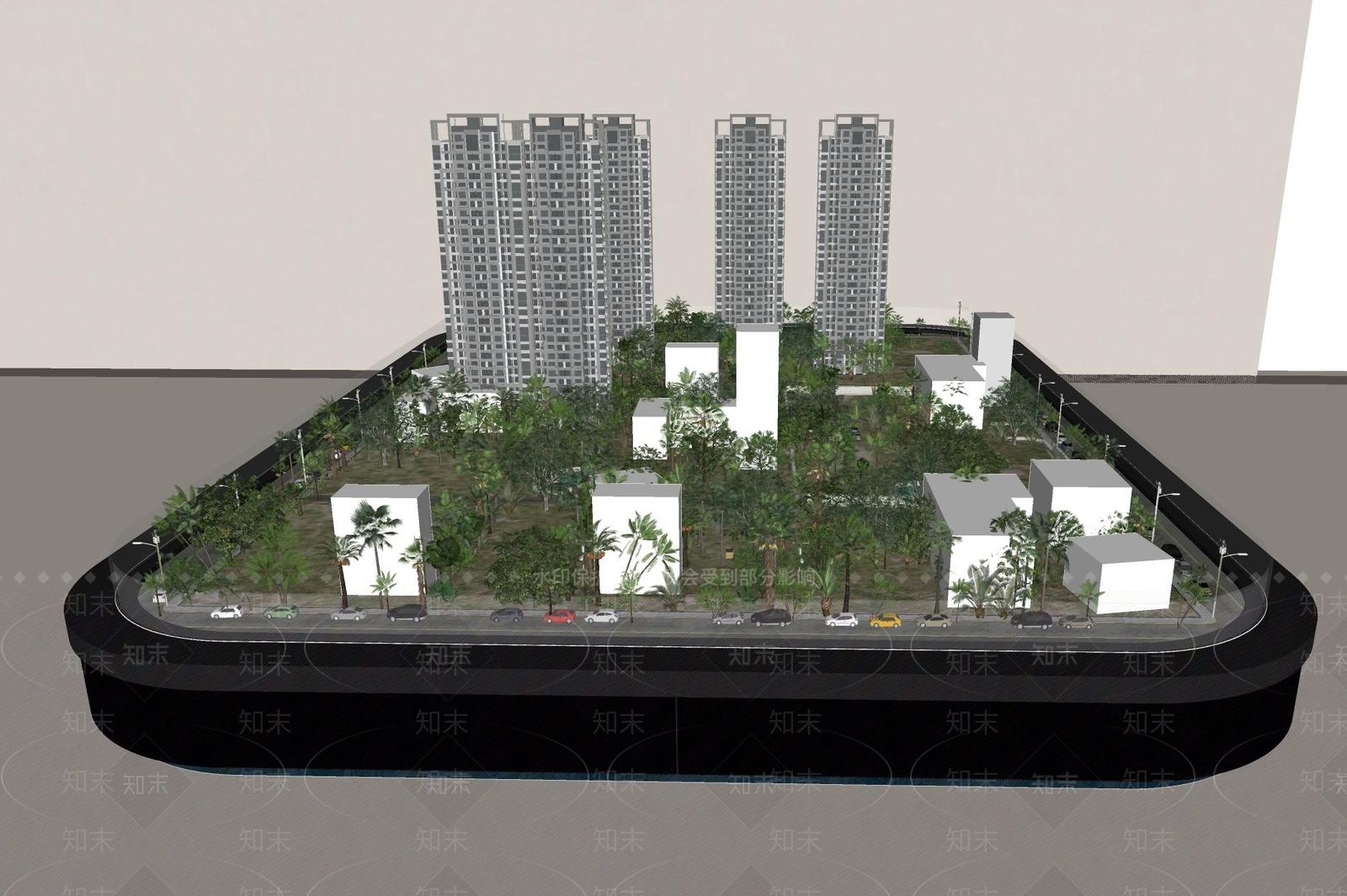 现代售楼处SU模型下载【ID:1191166106】