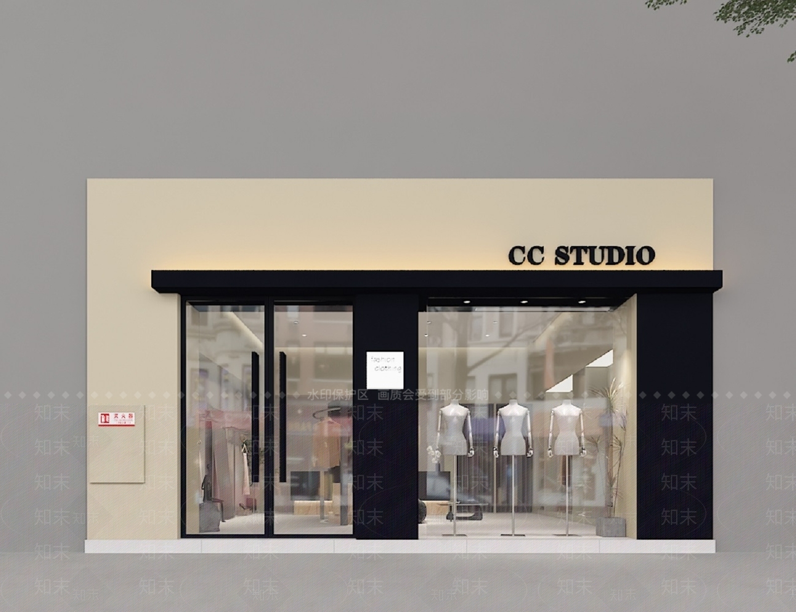 中古侘寂服装店3D模型下载【ID:1191169687】