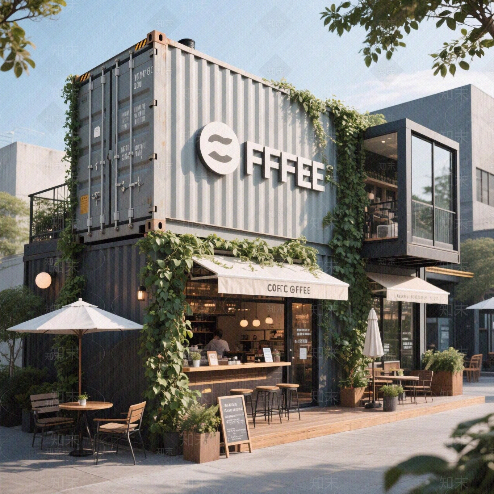 现代其他外立面贴图下载【ID:1191170195】