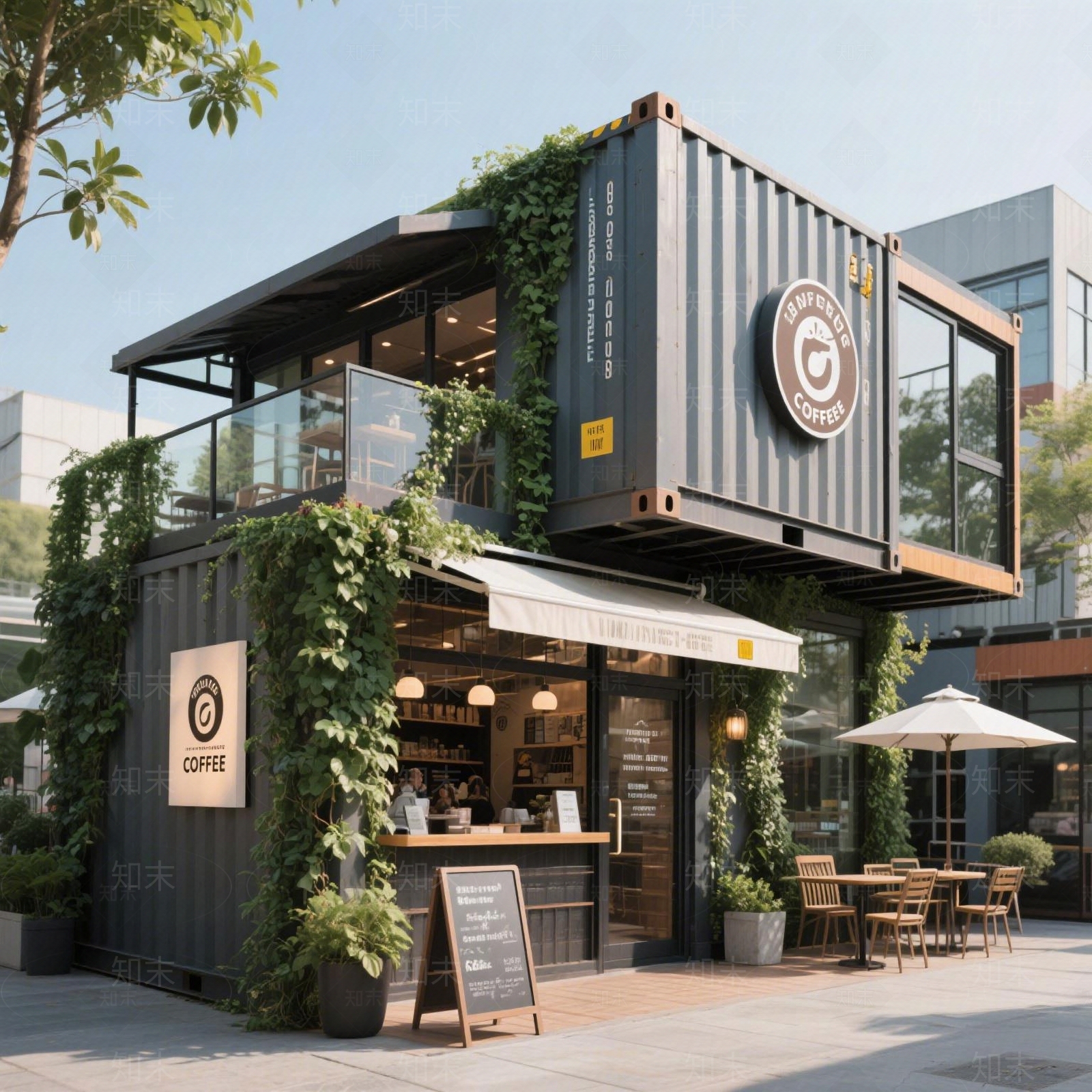 现代其他外立面贴图下载【ID:1191170383】