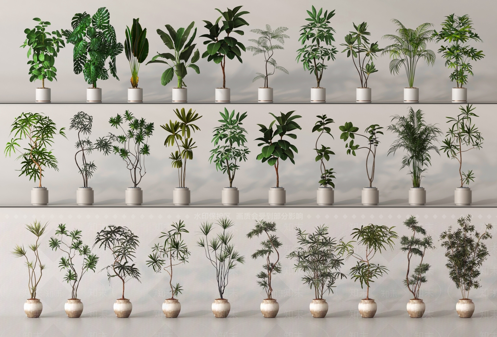 盆栽SU模型下载【ID:1191172988】